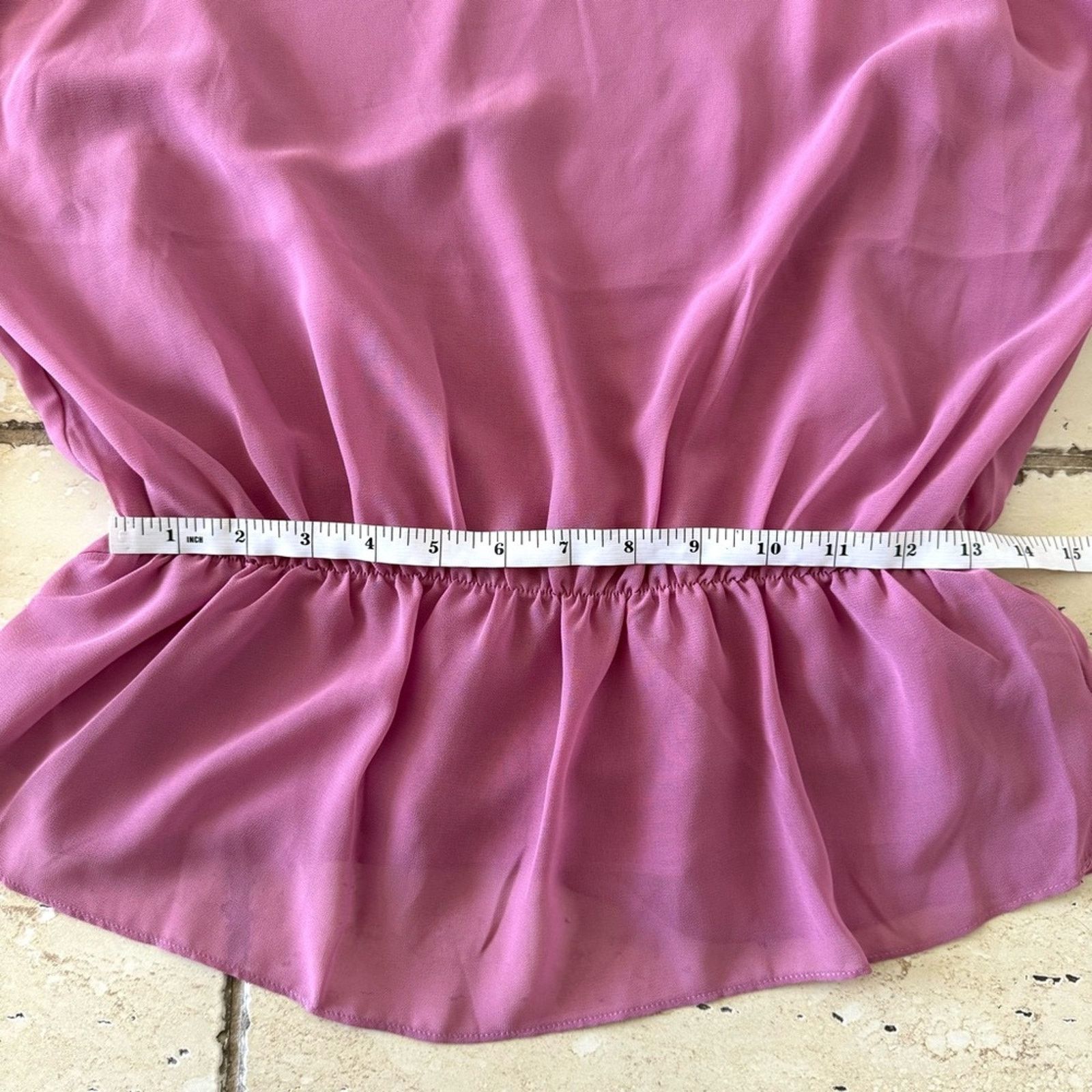 WE11DONE W11 8 by Walter Baker Dusty Rose Blouse, Size S Size S / US 4 / IT 40 - 10 Thumbnail