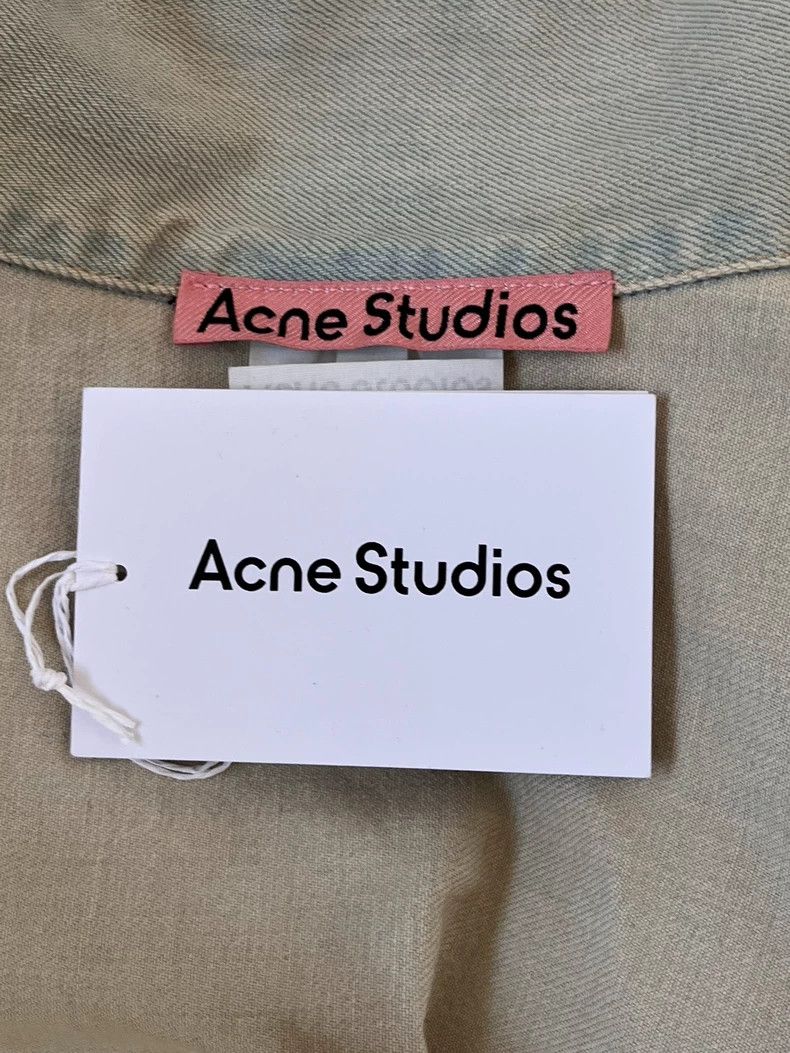 Acne Studios Acne Studios size:38 Washed single-breasted loose denim ja Size US XXS / EU 40 - 3 Thumbnail