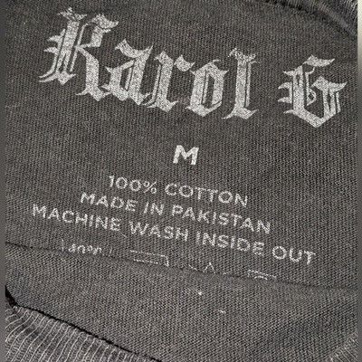 Other Karol G $trip Love Tour 2022 Acid Wash T-Shirt Medium Size M / US 6-8 / IT 42-44 - 4 Thumbnail