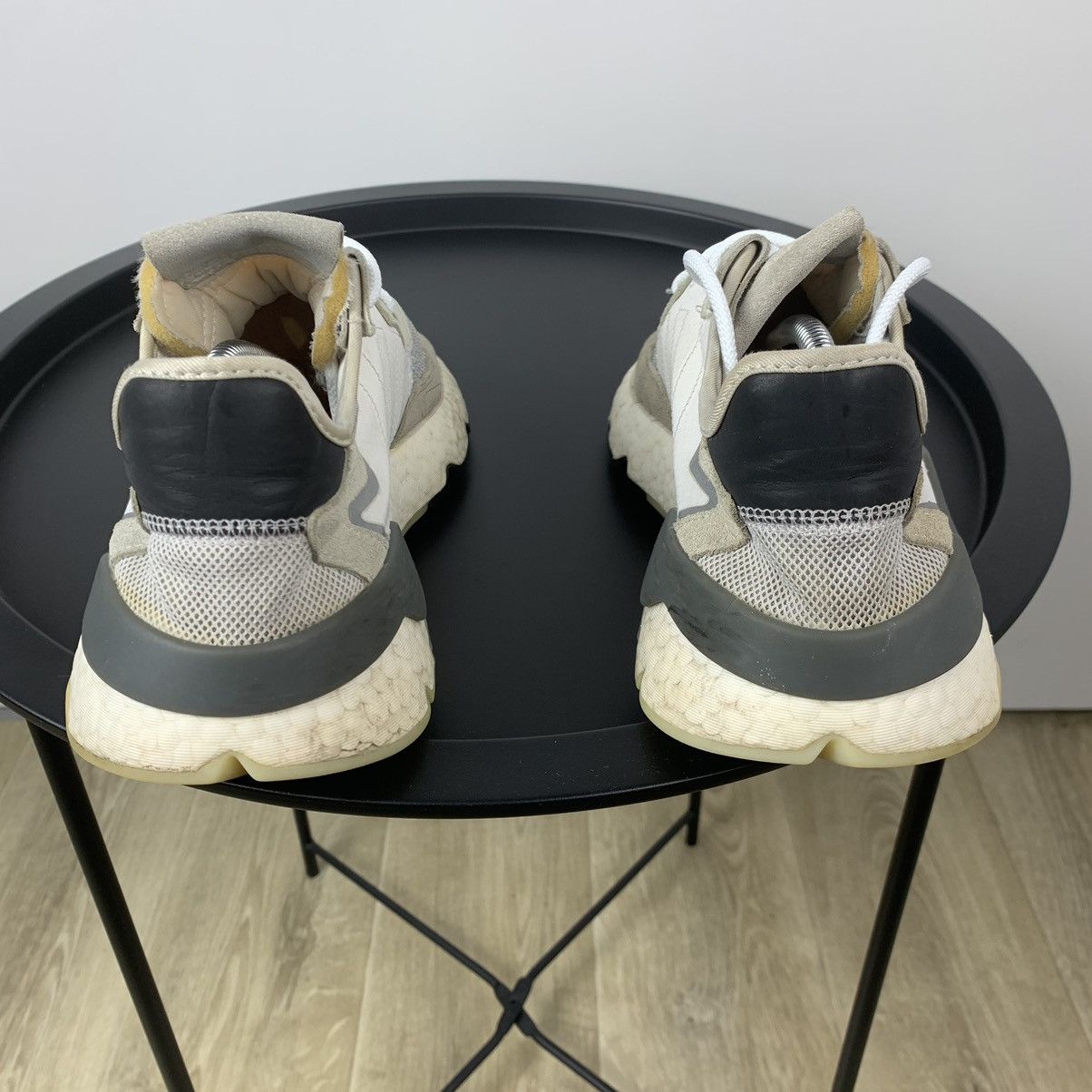 Adidas Men’s Adidas Nite Jogger White/Grey Size 8 1/2 Sneakers Size US 8 / EU 41 - 5 Thumbnail