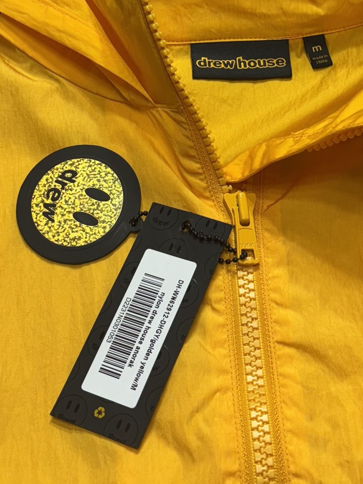 Drew House Drew House Nylon Anorak Golden Yellow Size US M / EU 48-50 / 2 - 2 Thumbnail