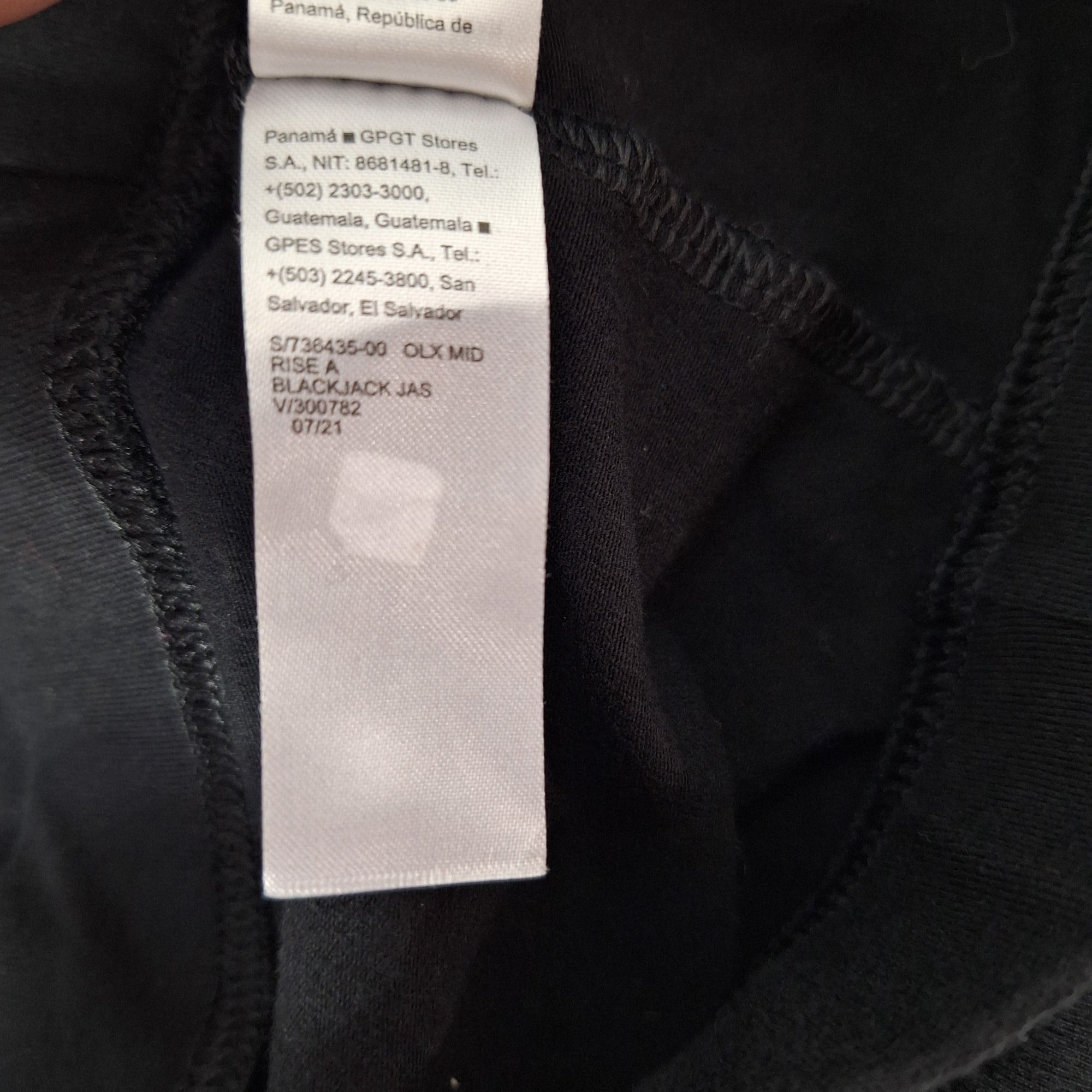 Old Navy Old Navy Blackjack Jersey Leggings Size M Black Mid Rise Cot Size 30" / US 8 / IT 44 - 5 Thumbnail