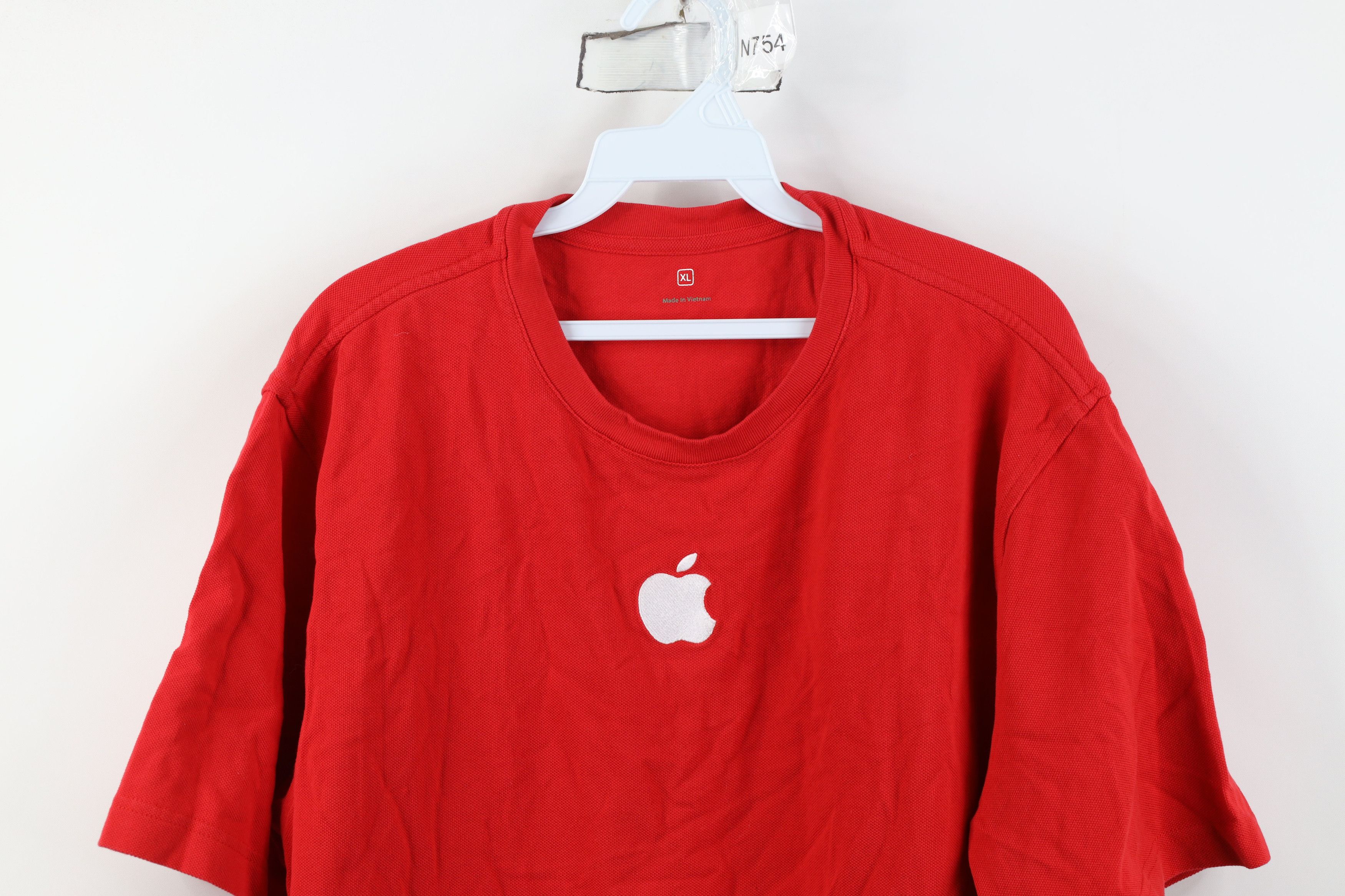 Apple Vintage Y2K Apple Company Apple Logo Thermal Knit T-Shirt Size US XL / EU 56 / 4 - 2 Thumbnail