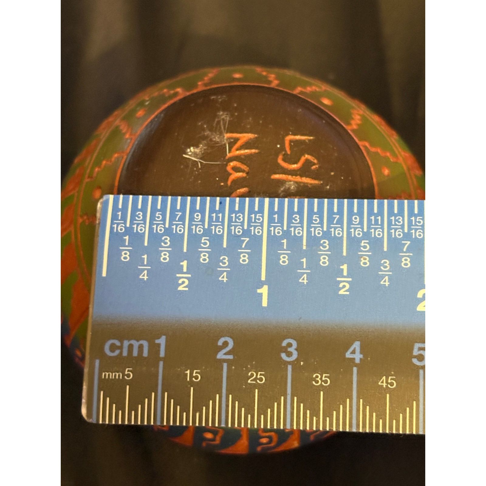 Other Vintage Miniature Handcrafted Navajo Pottery Bowl Signed Size 22" - 8 Thumbnail