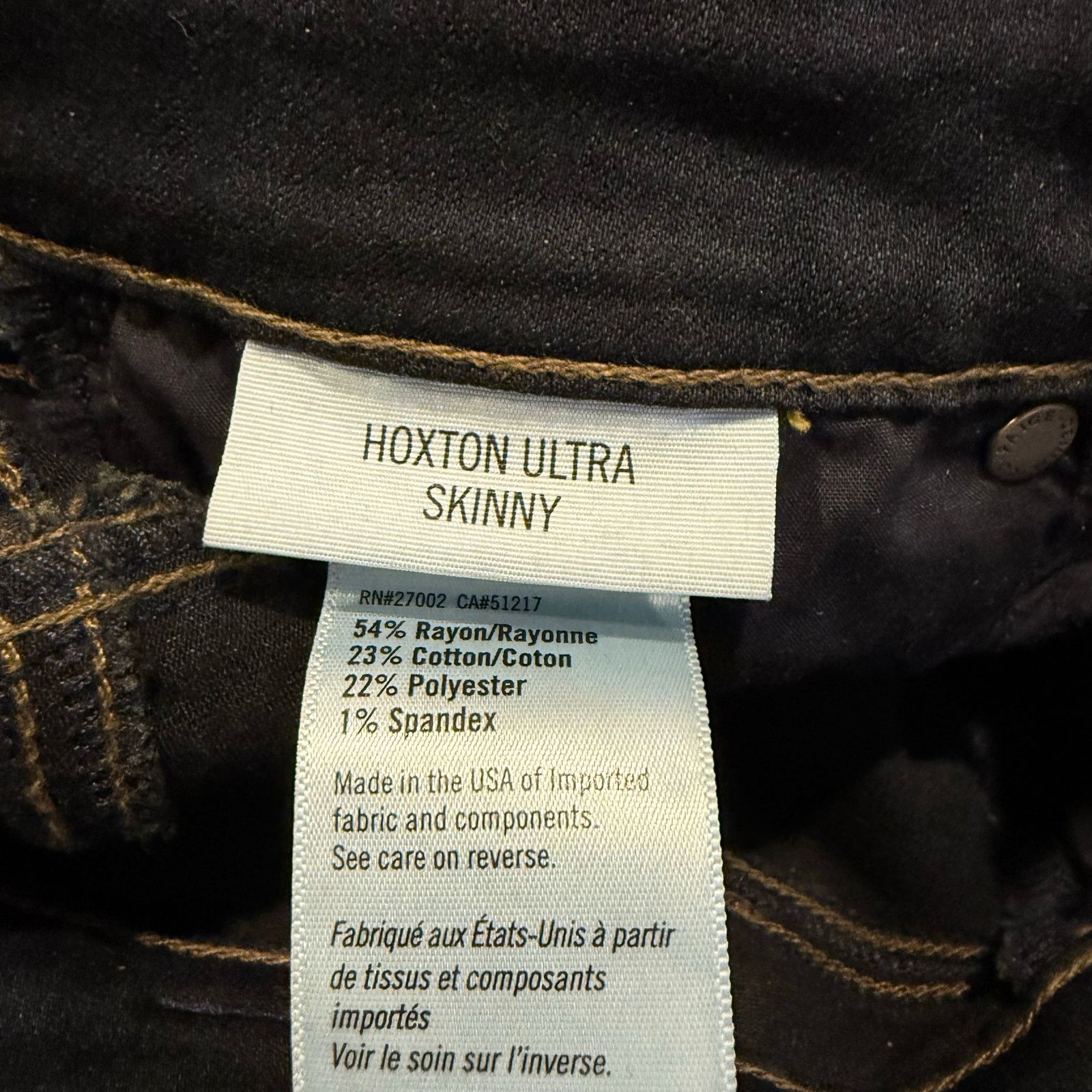 Paige Paige Women’s Hoxton Ultra Skinny Jeans Size 24 Size 24" / US 00 / IT 34 - 4 Thumbnail