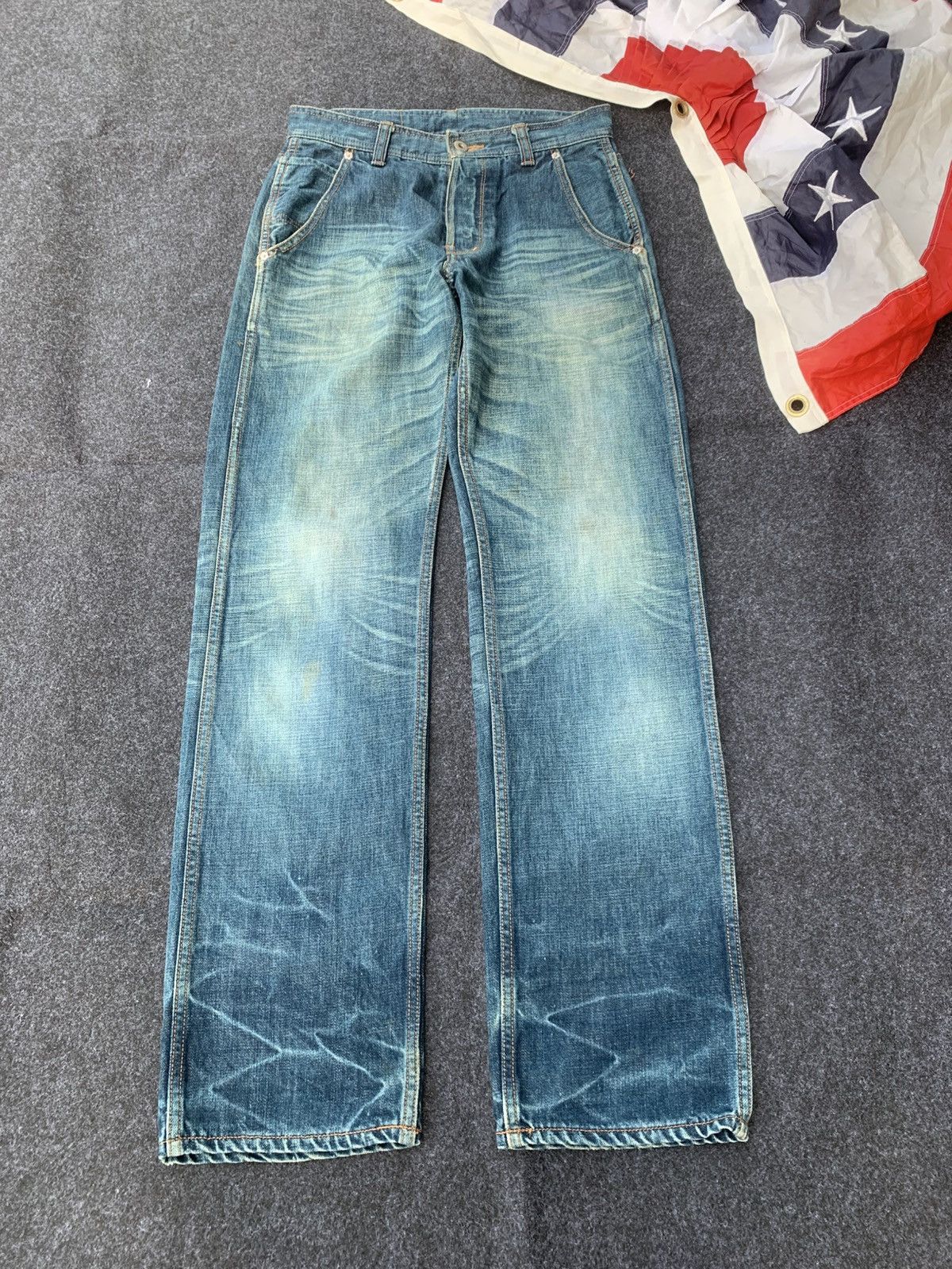 Japanese Brand Vintage The Fool jeans made in Japan 🇯🇵 Size US 28 / EU 44 - 1 Thumbnail