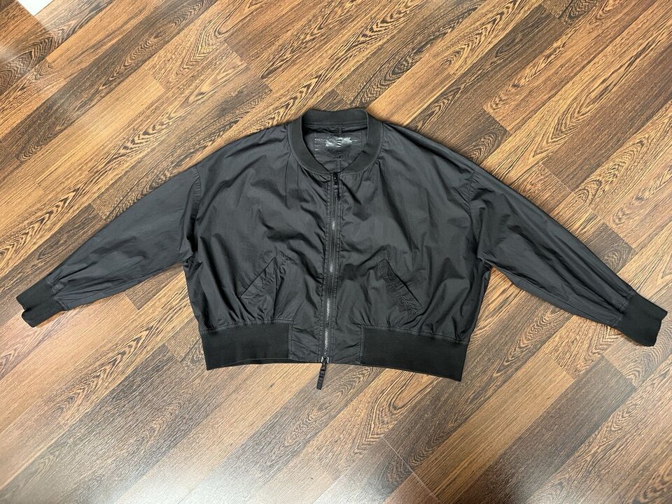 Rundholz Rundholz Lightweight Bomber Jacket Cotton Blend Black Size L Size L / US 10 / IT 46 - 12 Thumbnail