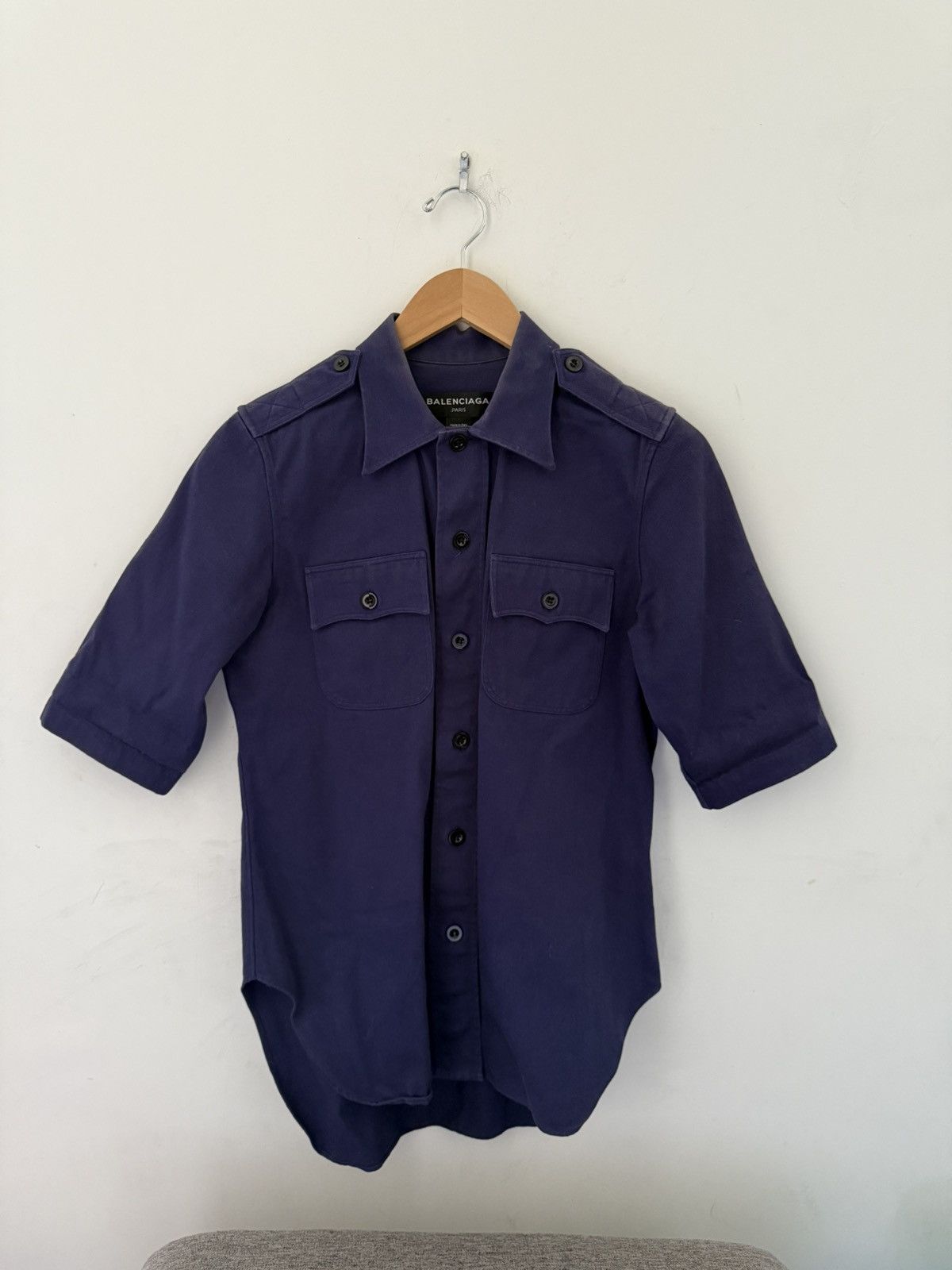 Balenciaga Balenciaga SS17 Miltiary Button up shirt Size US M / EU 48-50 / 2 - 1 Thumbnail