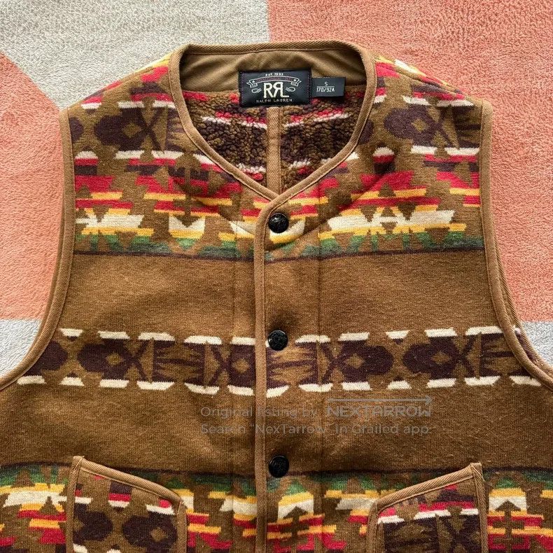 RRL Ralph Lauren RRL Ralph Lauren Southwest vest Size US S / EU 44-46 / 1 - 4 Thumbnail