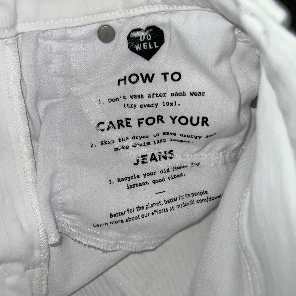 Madewell Madewell 10” High Rise Skinny Jeans in Pure White, Fitted Stretch Women’s 23 Size 25" / US 0 / IT 36 - 5 Thumbnail