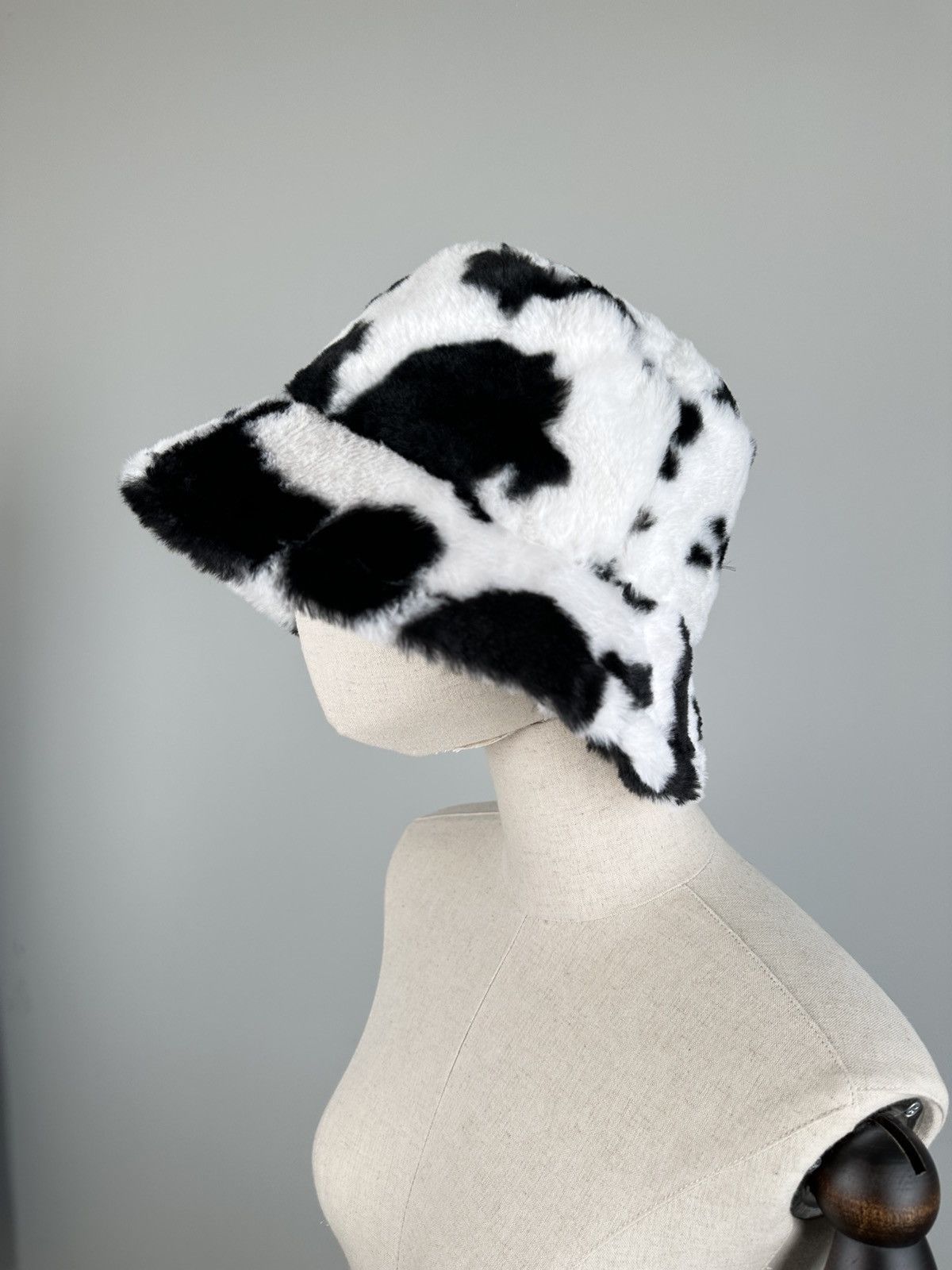 Hysteric Glamour Vintage Mohair Leopard Bucket Hat Y2k Crazy Size ONE SIZE - 5 Thumbnail