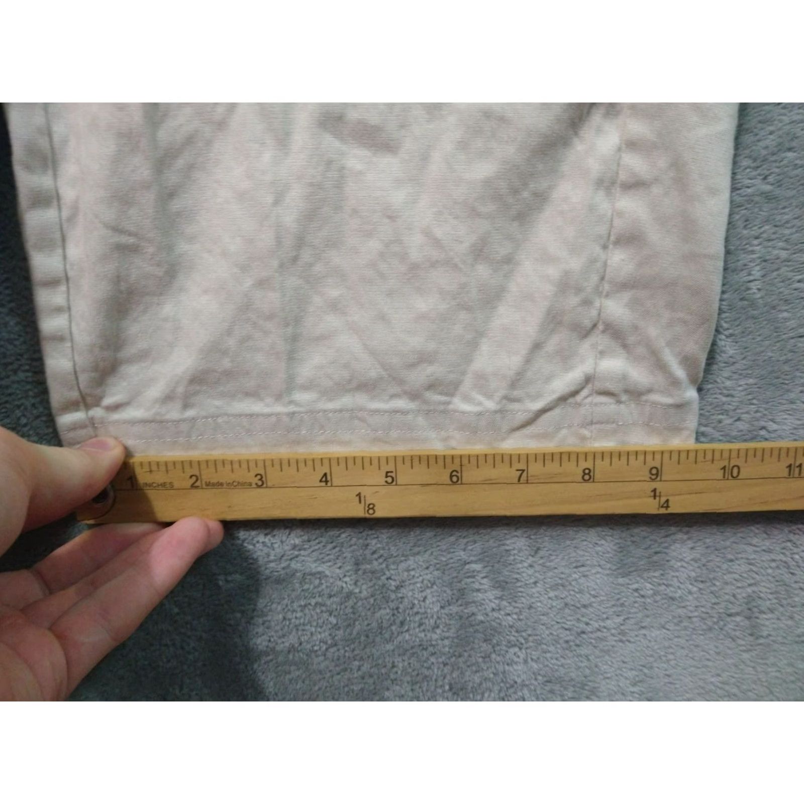 J. Jill J Jill Pants Womens 18 Beige Linen Blend Stretch Straight Leg Beachy Coastal Size 40" / US 18 - 6 Thumbnail