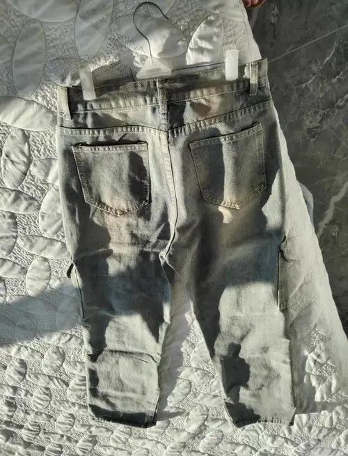 VIBE Light Blue Vintage Relaxed Jeans Size US 34 / EU 50 - 4 Thumbnail