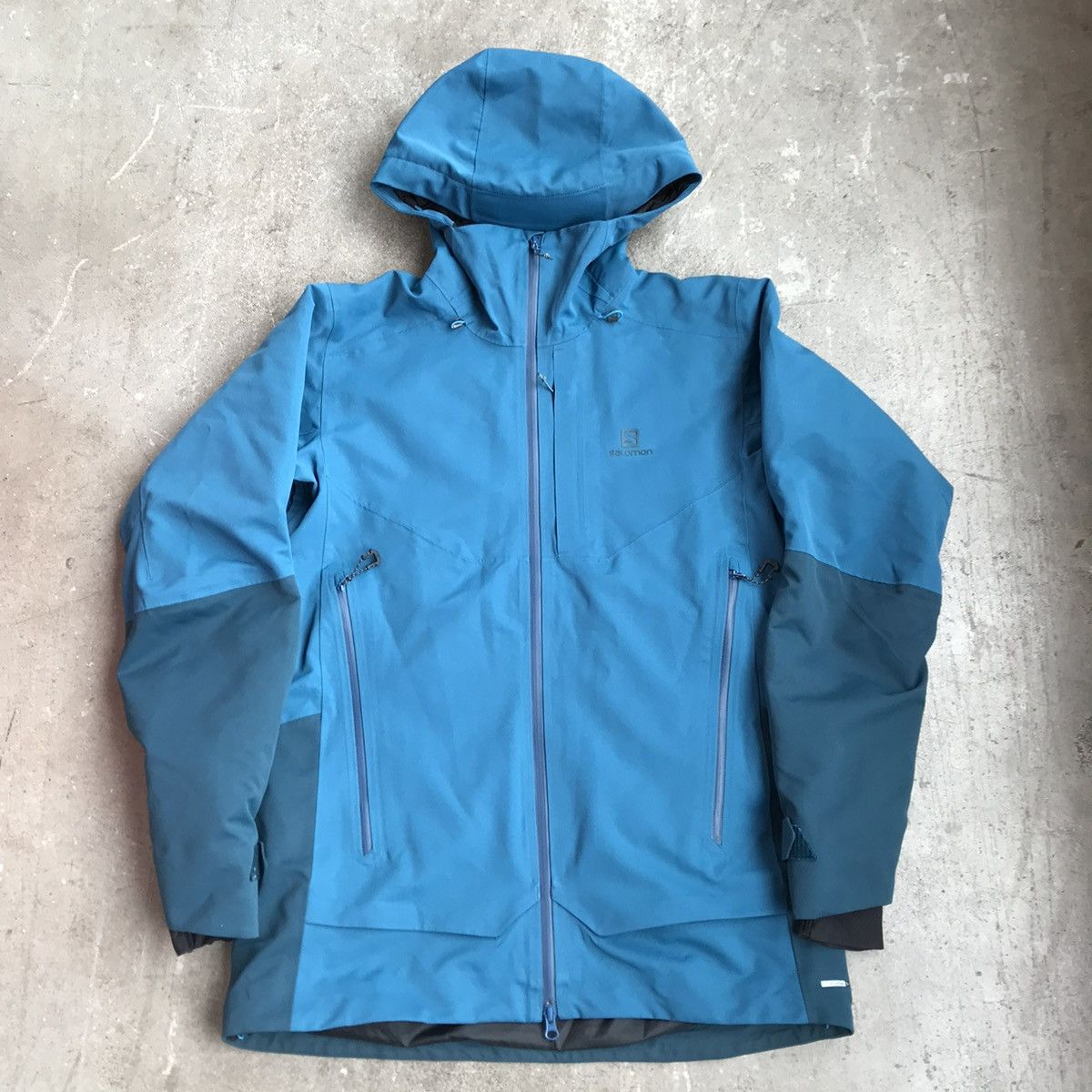 Salomon Salomon Advanced Skin Dry Gorp Core Water Proof Jacket Blue ...