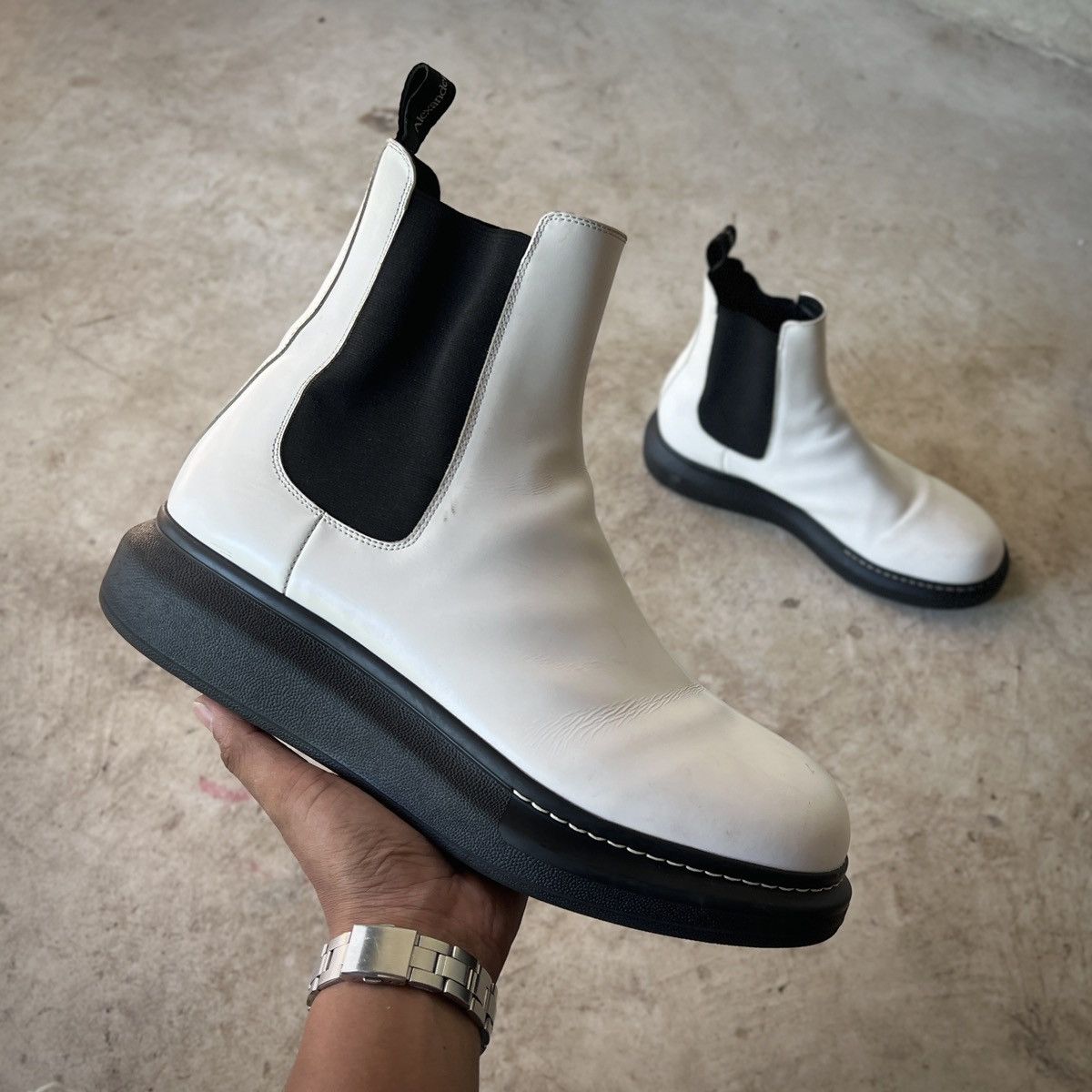 Alexander McQueen Alexander Mcqeen hybrid Chelsea boot Size US 13 / EU 46 - 7 Thumbnail