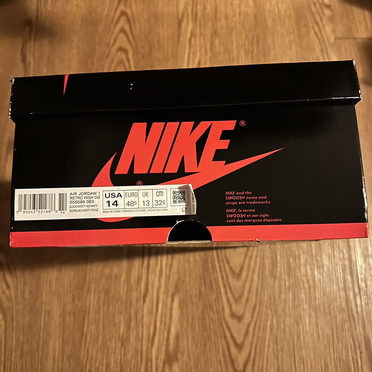 Nike Air Jordan 1 OG patent bred Size US 14 / EU 47 - 5 Thumbnail