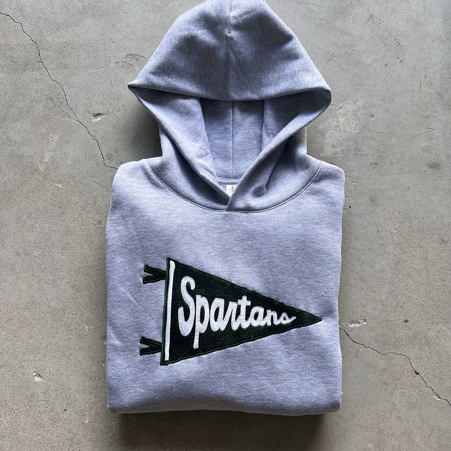 Prolific Spartans Flag Pennant Embroidered Hoodie Size US L / EU 52-54 / 3 - 3 Thumbnail