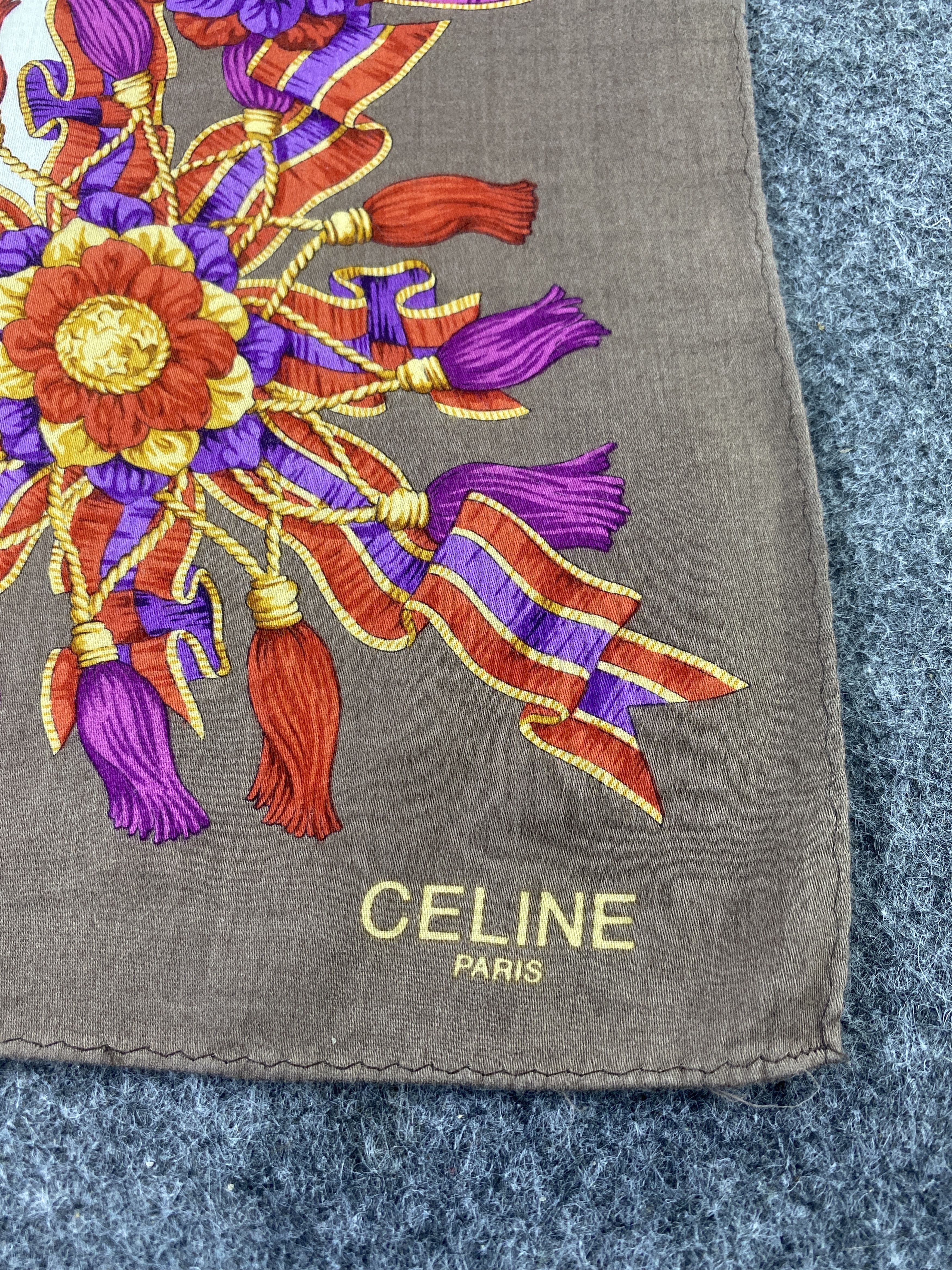 Celine Celine handkerchief bandana neckerchief-B113 Size ONE SIZE - 5 Thumbnail