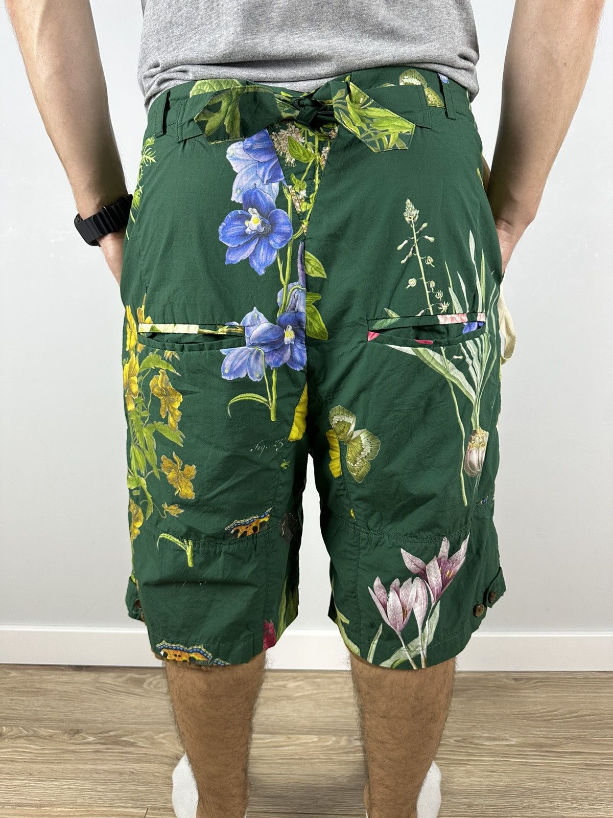 Aleksandr Manamis ALEKSANDR MANAMIS Unisex PANTS Bridges Shorts floral Size US 34 / EU 50 - 6 Thumbnail