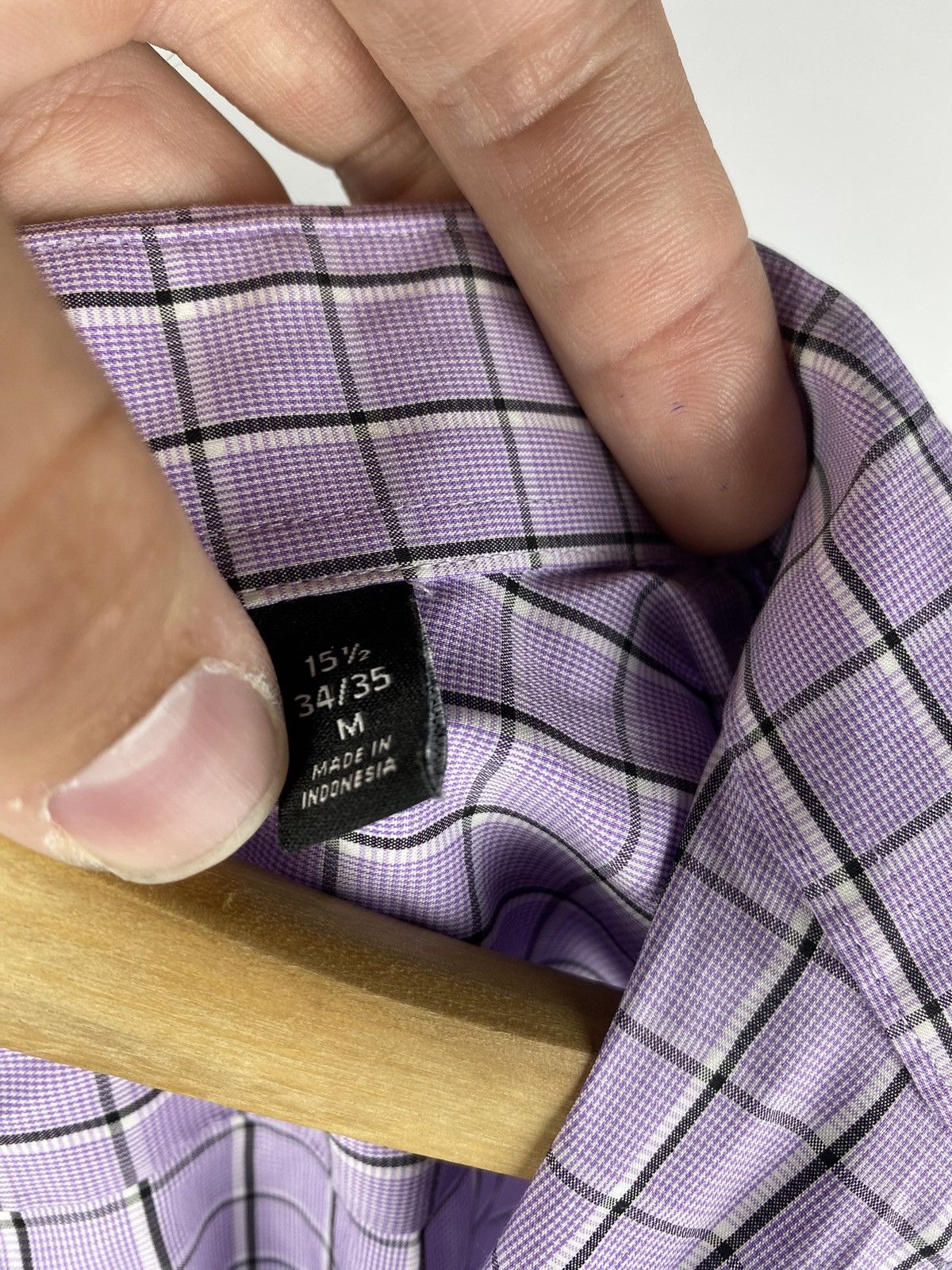 Ralph Lauren × Vintage 🔥Ralph Lauren Black Label Purple Mens Shirt Button Up Medium Size US M / EU 48-50 / 2 - 3 Thumbnail