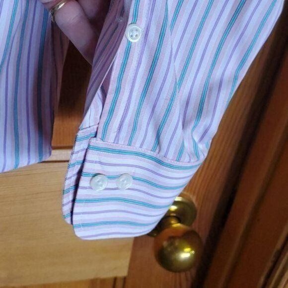Polo Ralph Lauren Polo by Ralph Lauren Regent Classic Fit LS Striped Button Do Size US L / EU 52-54 / 3 - 5 Thumbnail