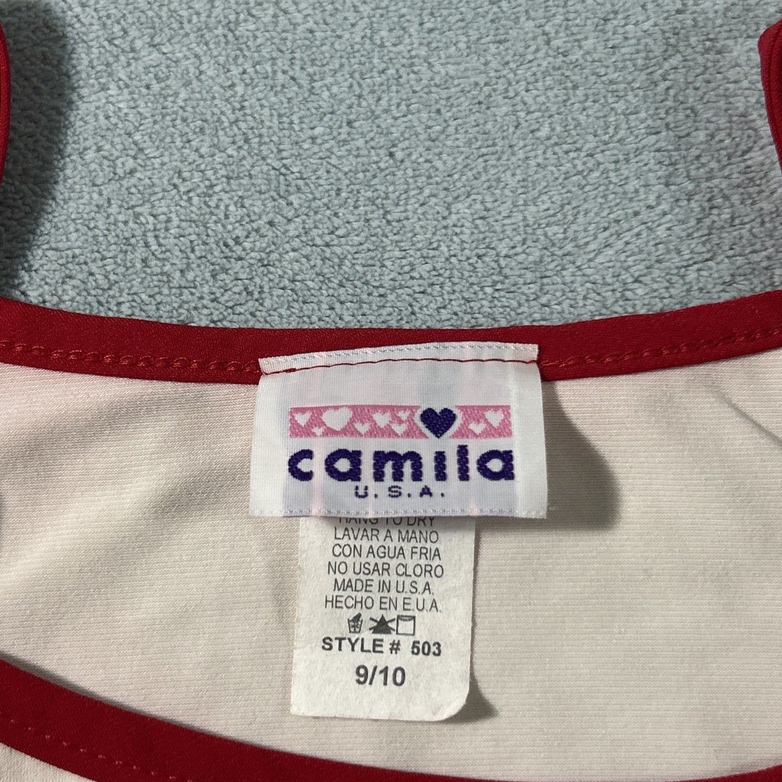 Lululemon Vintage Paper Tag String Tank Top Girls 9 Roses Rhinestones Size L / US 10 / IT 46 - 5 Thumbnail