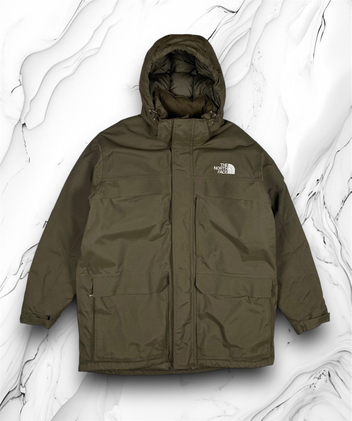 Outdoor Life The North Face Vintage The North Face Cypress Hyvent Khaki Down Jacket Grailed