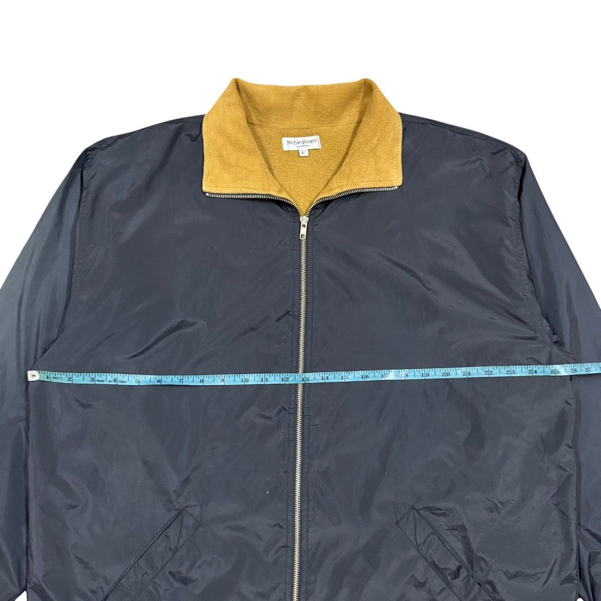 Yves Saint Laurent Vtg🔥90’s YvesSaintLaurent Pour Homme SpellOut Logo Size US L / EU 52-54 / 3 - 17 Thumbnail