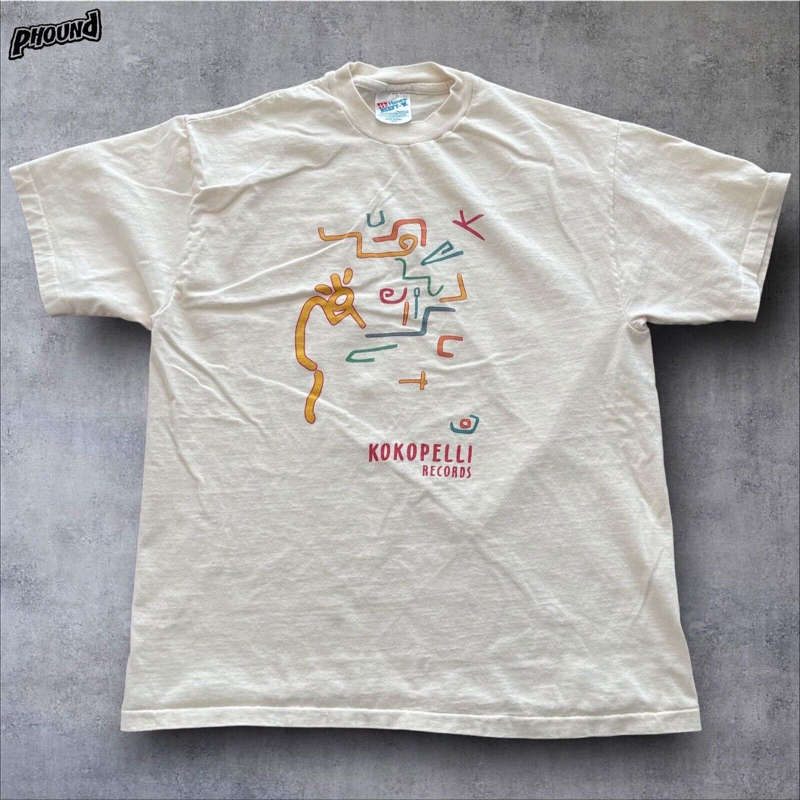 Hanes Vtg Kokopelli Records Native American T-shirt L Hanes Beefy Size US L / EU 52-54 / 3 - 1 Thumbnail
