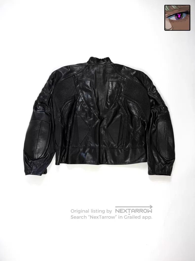Balenciaga Balenciaga Extra-large silhouette biker leather jacket Size US M / EU 48-50 / 2 - 2 Thumbnail