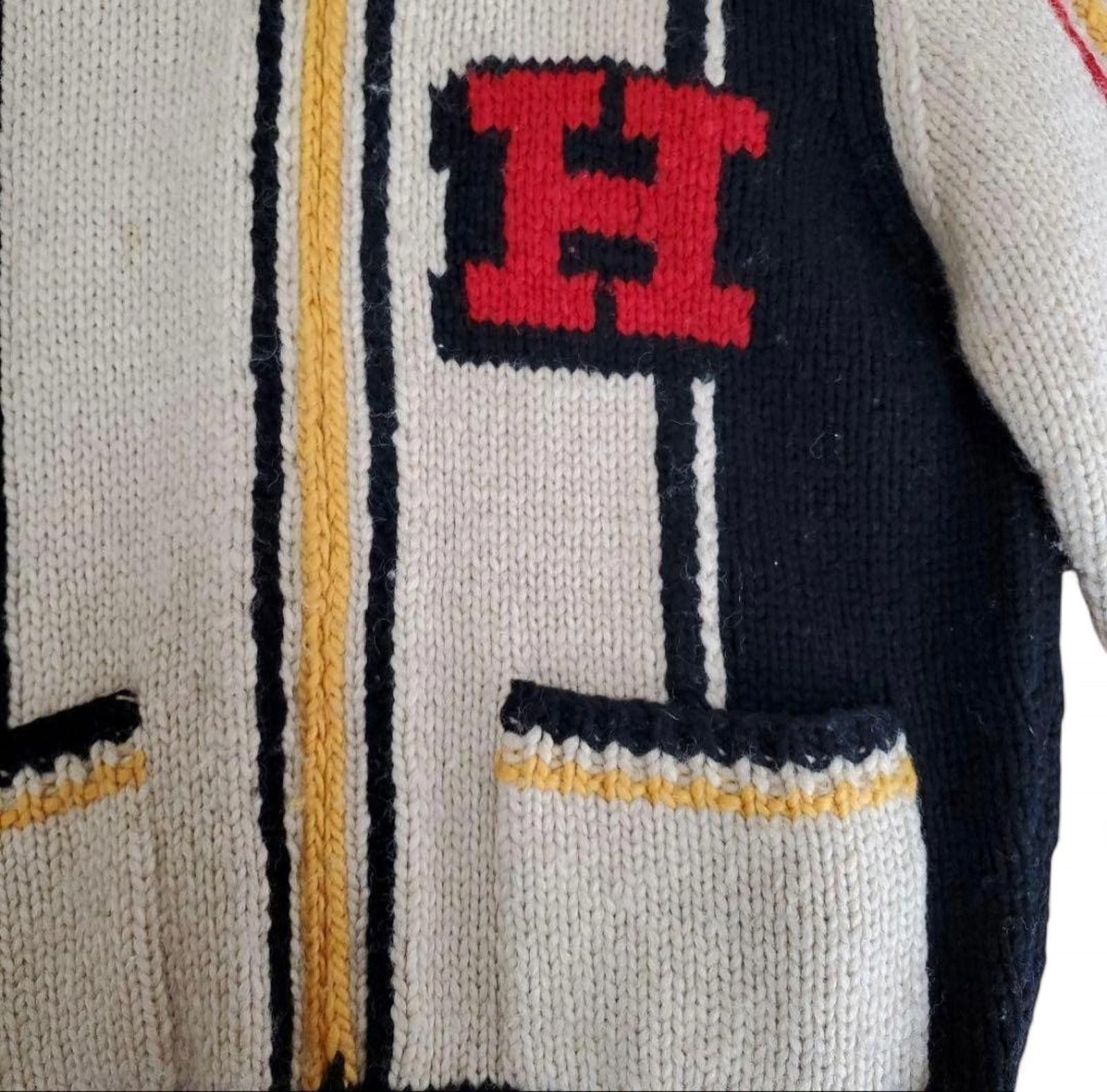 Hysteric Glamour Hysteric Glamour - Knit Sweater with Zip-Up and Letter Detal Size US L / EU 52-54 / 3 - 4 Thumbnail
