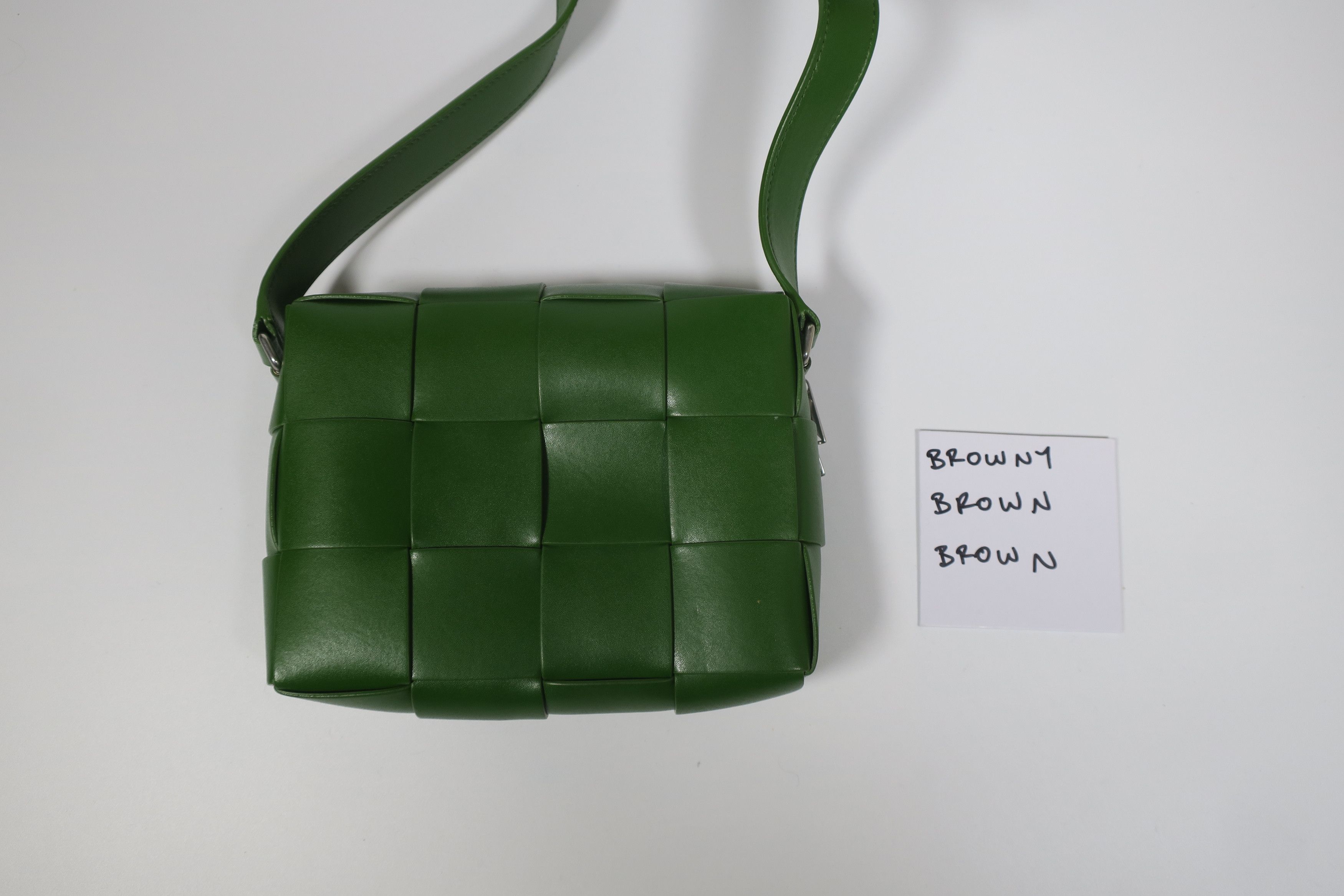 Bottega Veneta Bottega Veneta Cassette Camera Shoulder Bag - Parakeet Green Size ONE SIZE - 3 Thumbnail