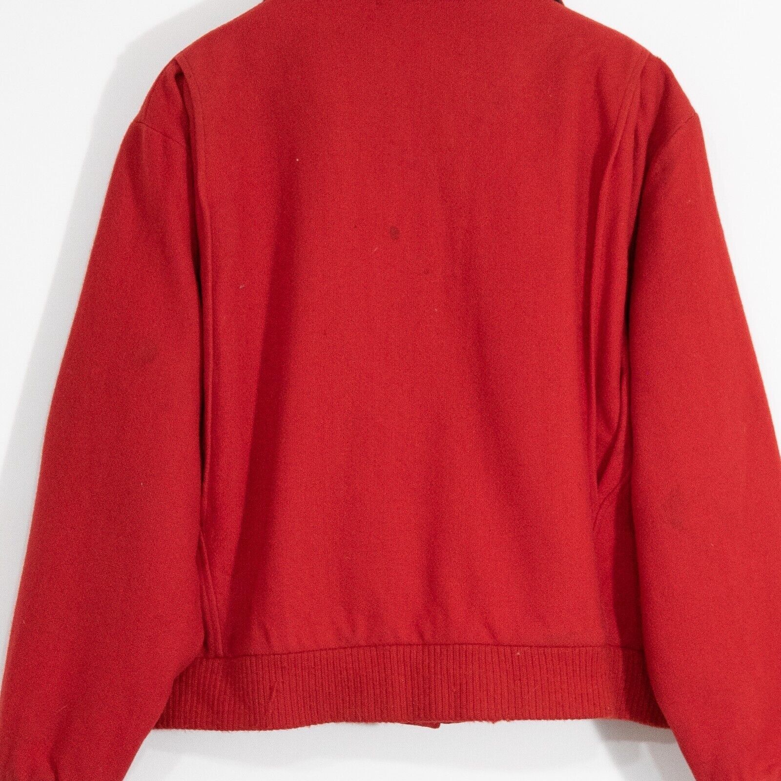 Vintage Vintage 80s Woolrich Bomber Jacket Mens XL Red Wool Flannel Size US XL / EU 56 / 4 - 7 Thumbnail