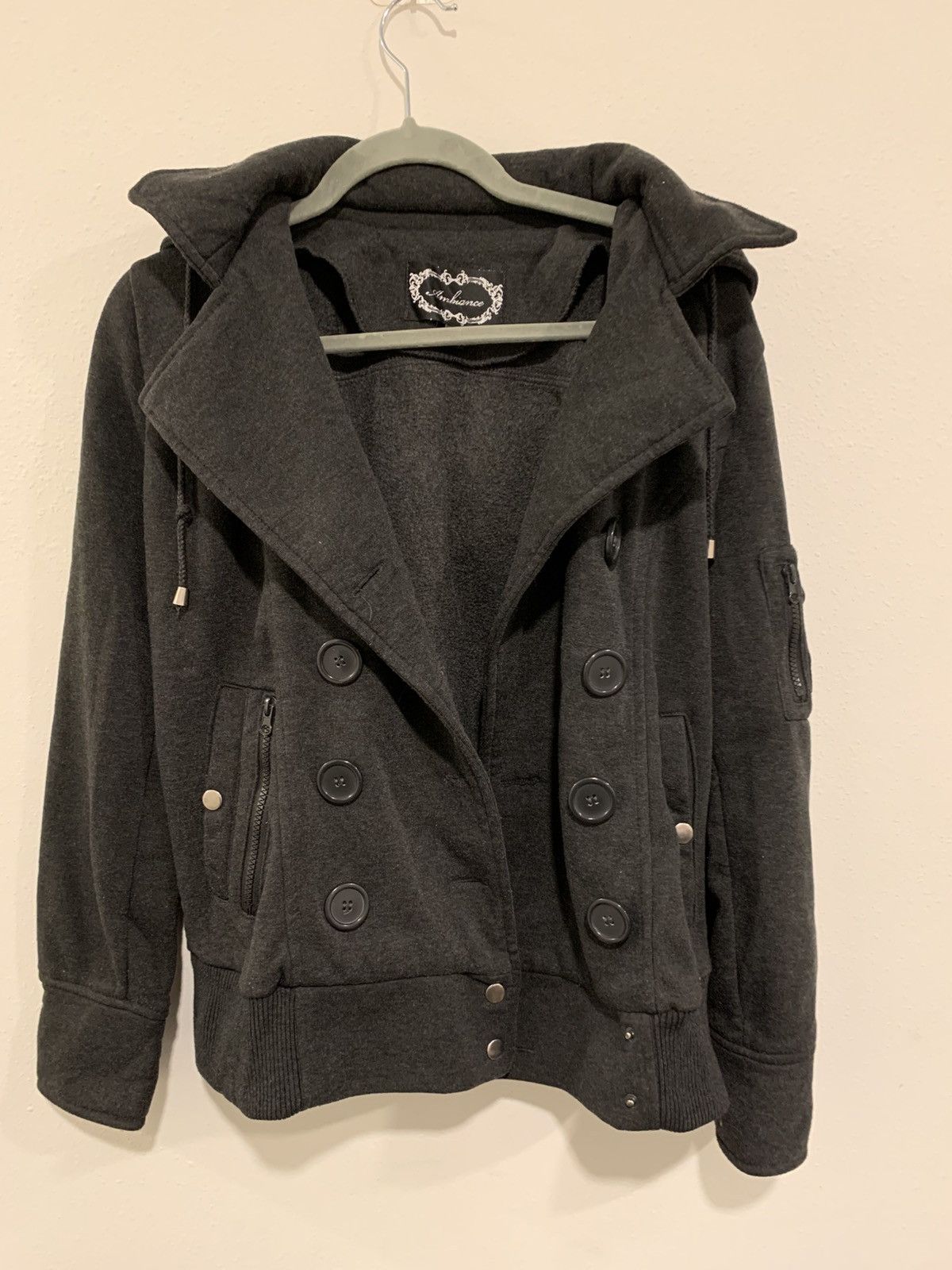Other Ambiance Button & Snap Rib Knit Cuffs zip up Size L / US 10 / IT 46 - 6 Thumbnail