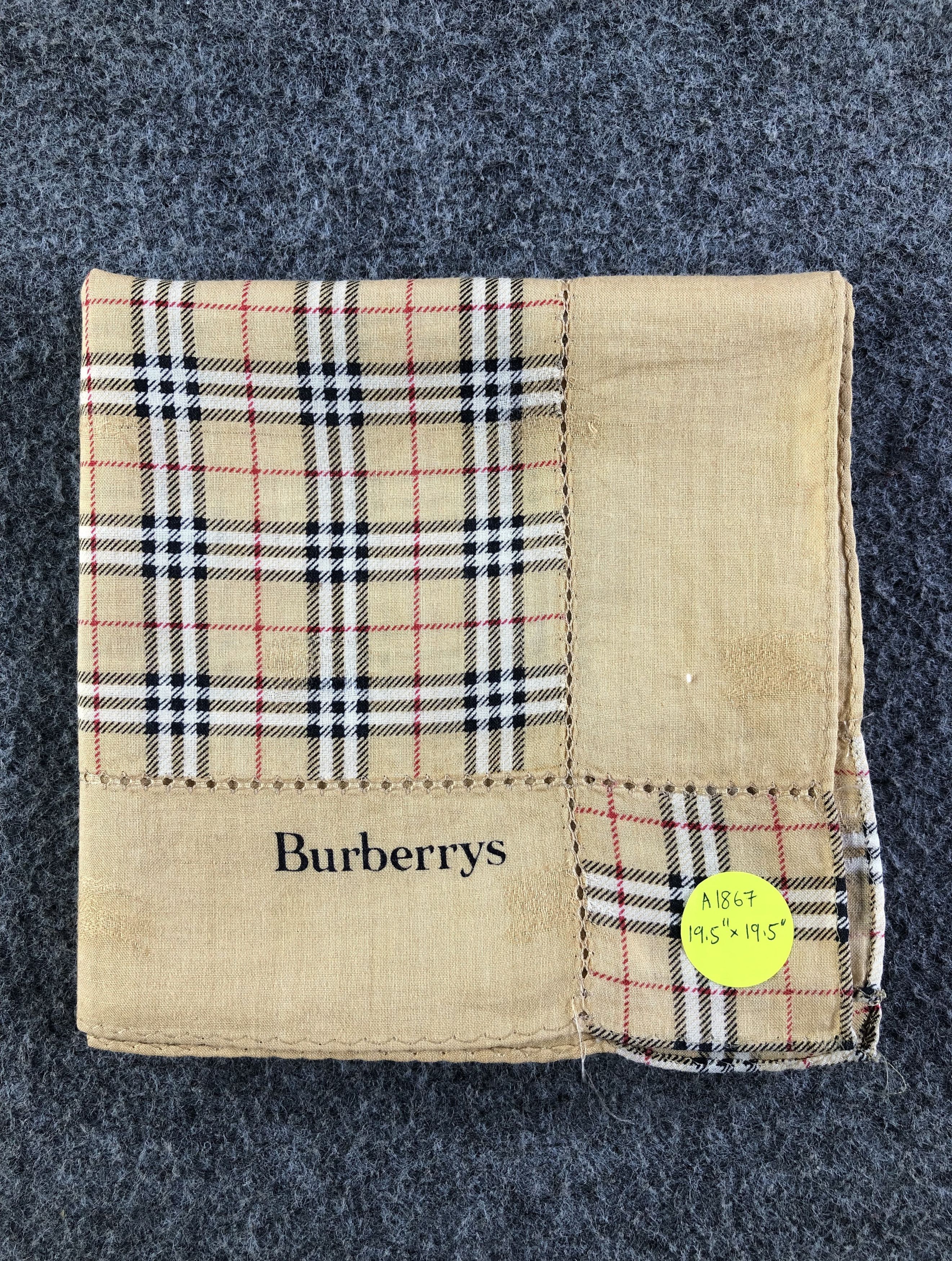 Burberry Burberrys Handkerchief / Bandana / Neckerchief / Headscarf Size ONE SIZE - 6 Thumbnail