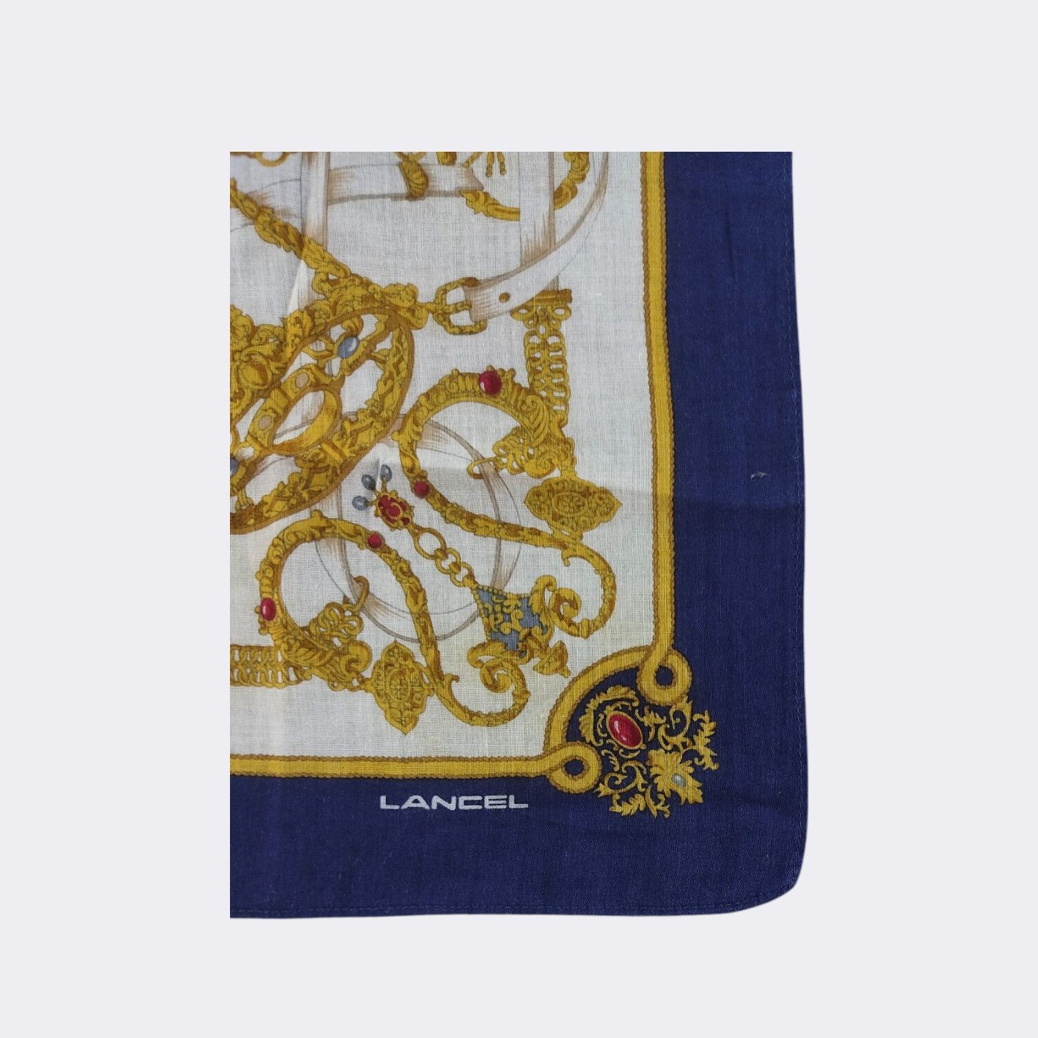 Lancel × Vintage Vintage Lancel Handkerchief Neckerchief Bandana H370I Size ONE SIZE - 3 Thumbnail