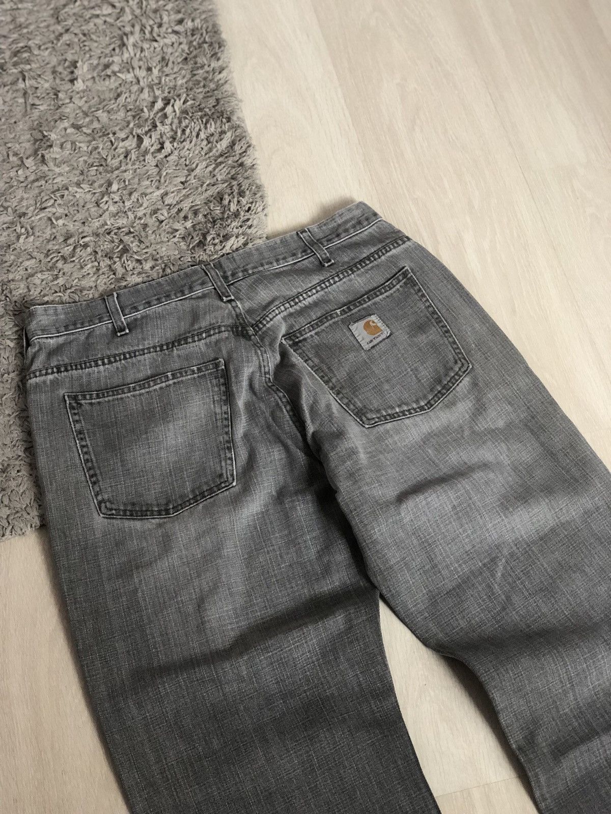 Carhartt × Carhartt Wip × Vintage Vintage Carhartt WIP Distressed Denim Staff Pant Size US 34 / EU 50 - 2 Thumbnail