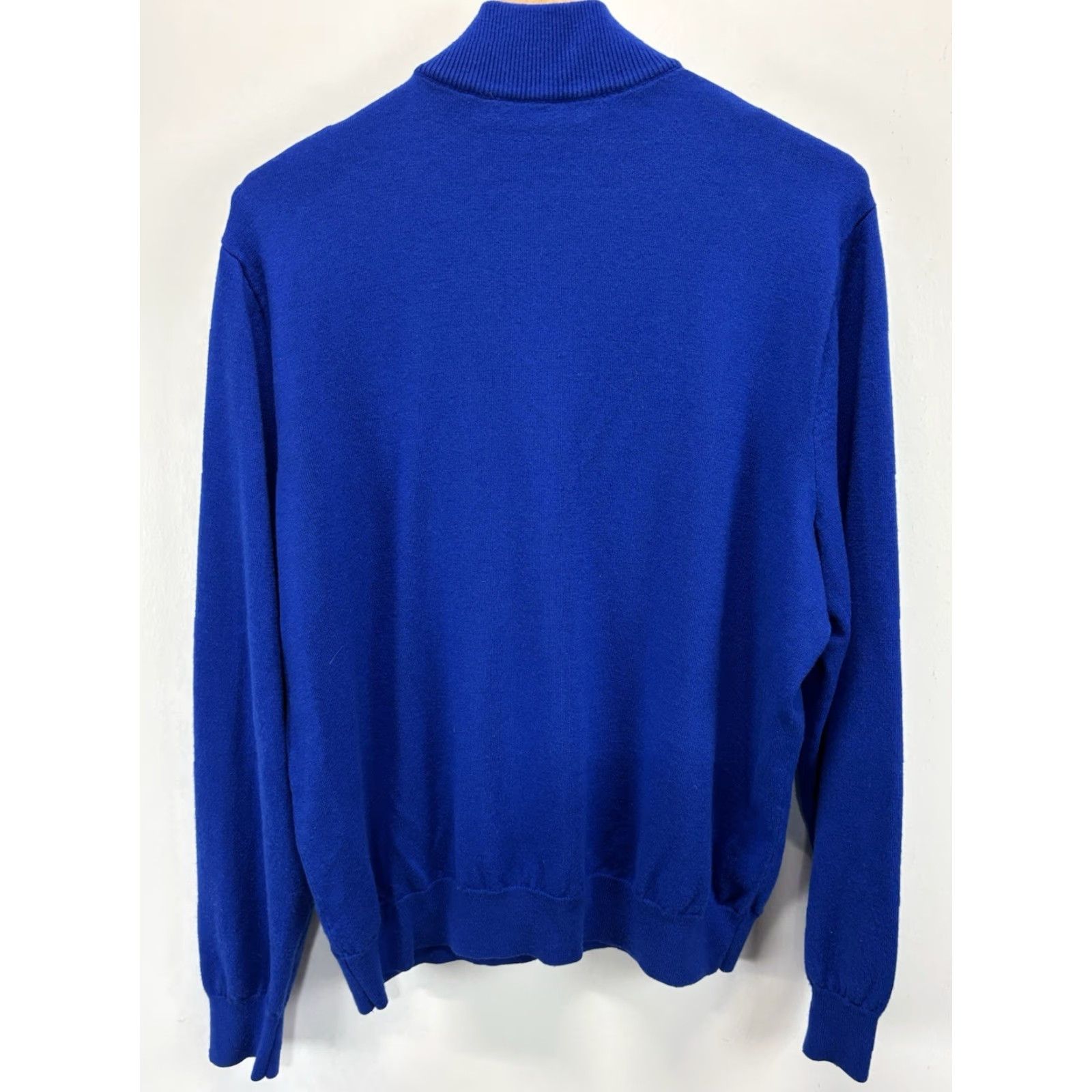 Polo Ralph Lauren Polo Ralph Lauren Polo Golf Mens 2XL Blue Merino Wool Quarter Zip Sweater Jumper Pullover Knit Long Sleeve Size US XXL / EU 58 / 5 - 5 Thumbnail
