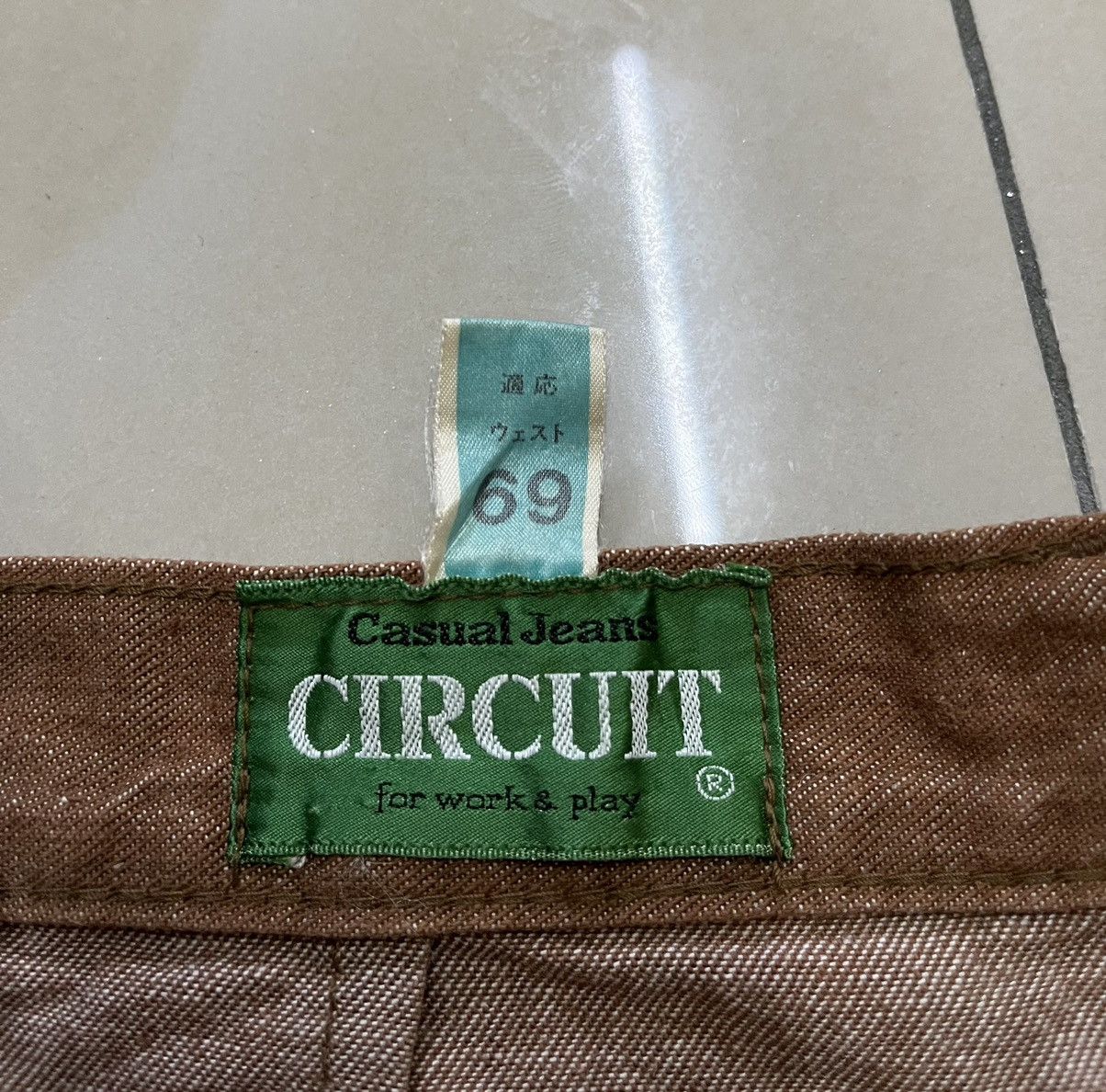 Tornado Mart Vintage Super flare Circuit bushpant denim wideleg Size US 28 / EU 44 - 8 Thumbnail