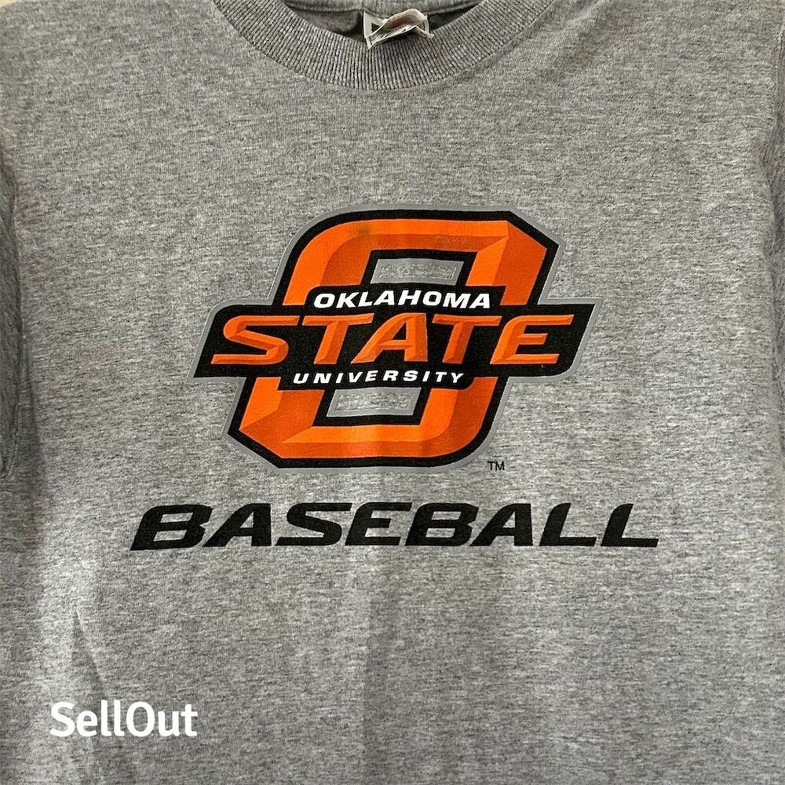 Fruit Of The Loom Vintage Oklahoma State Cowboys Baseball Shirt Size US S / EU 44-46 / 1 - 2 Thumbnail