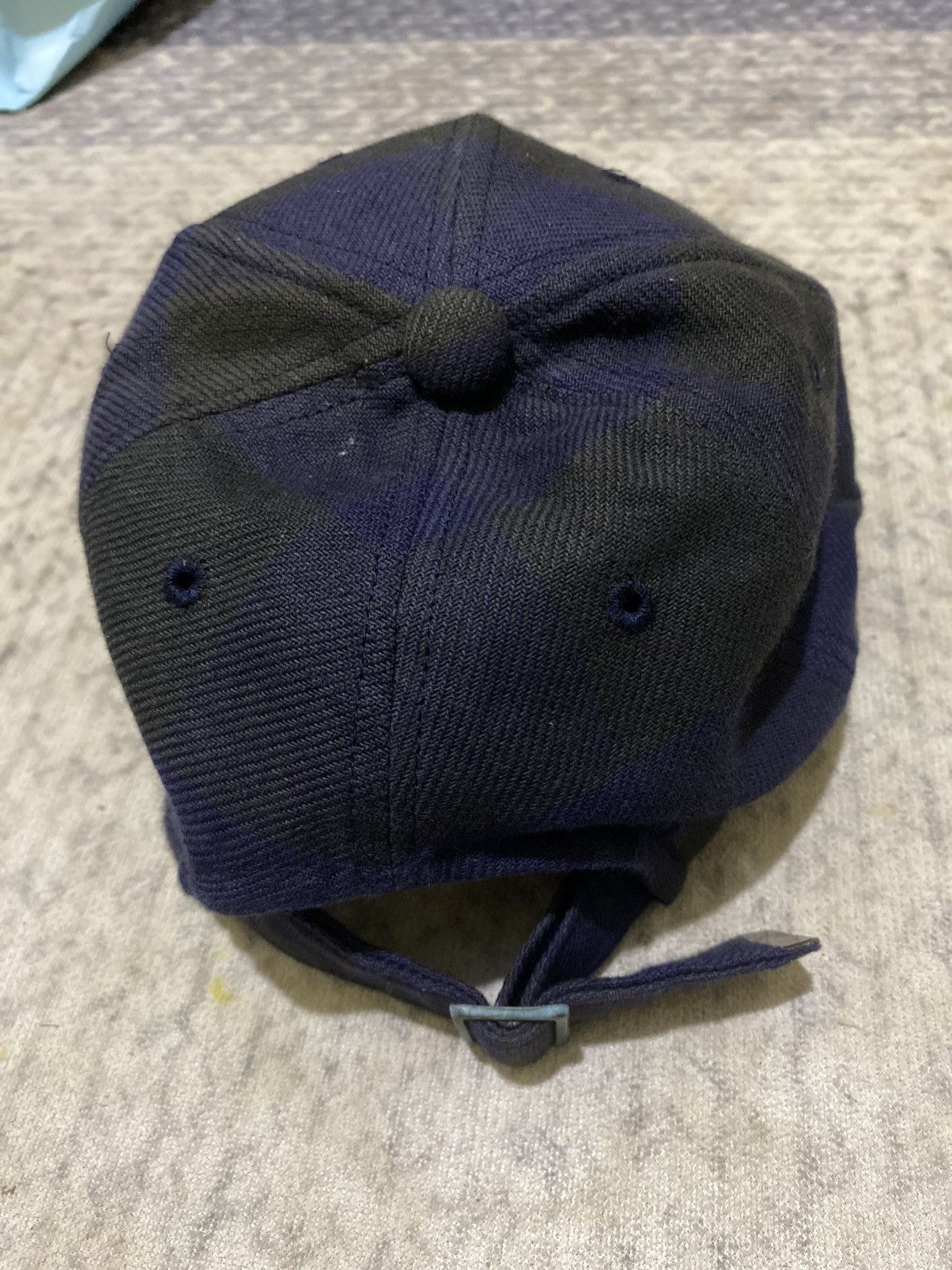 Hysteric Glamour × If Six Was Nine × Japanese Brand SON OF THE CHEESE 'TOO SHY BLOCK CAP' BLUE RUSTY BLACK CLR Size ONE SIZE - 4 Thumbnail