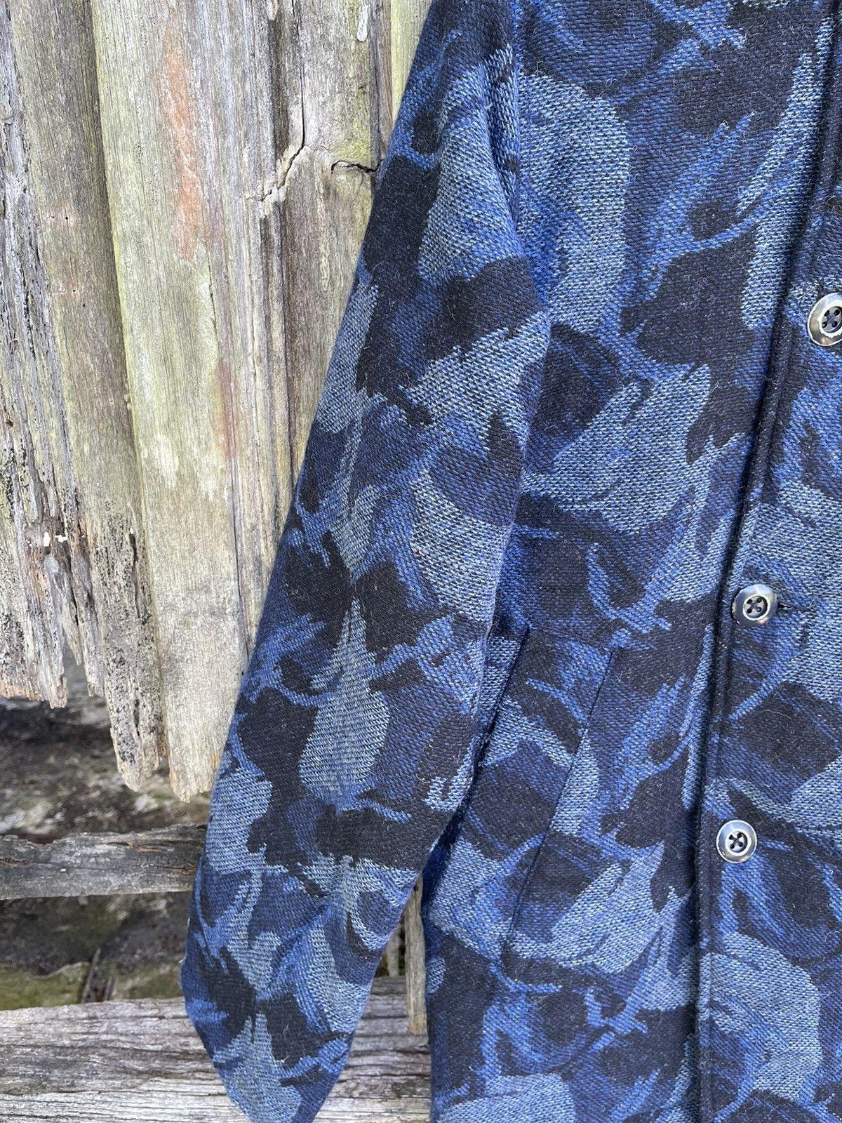 Marshall Artist Marshall Artist Camo Jacquard Peacoat - Rare UK Designer Size US S / EU 44-46 / 1 - 5 Thumbnail
