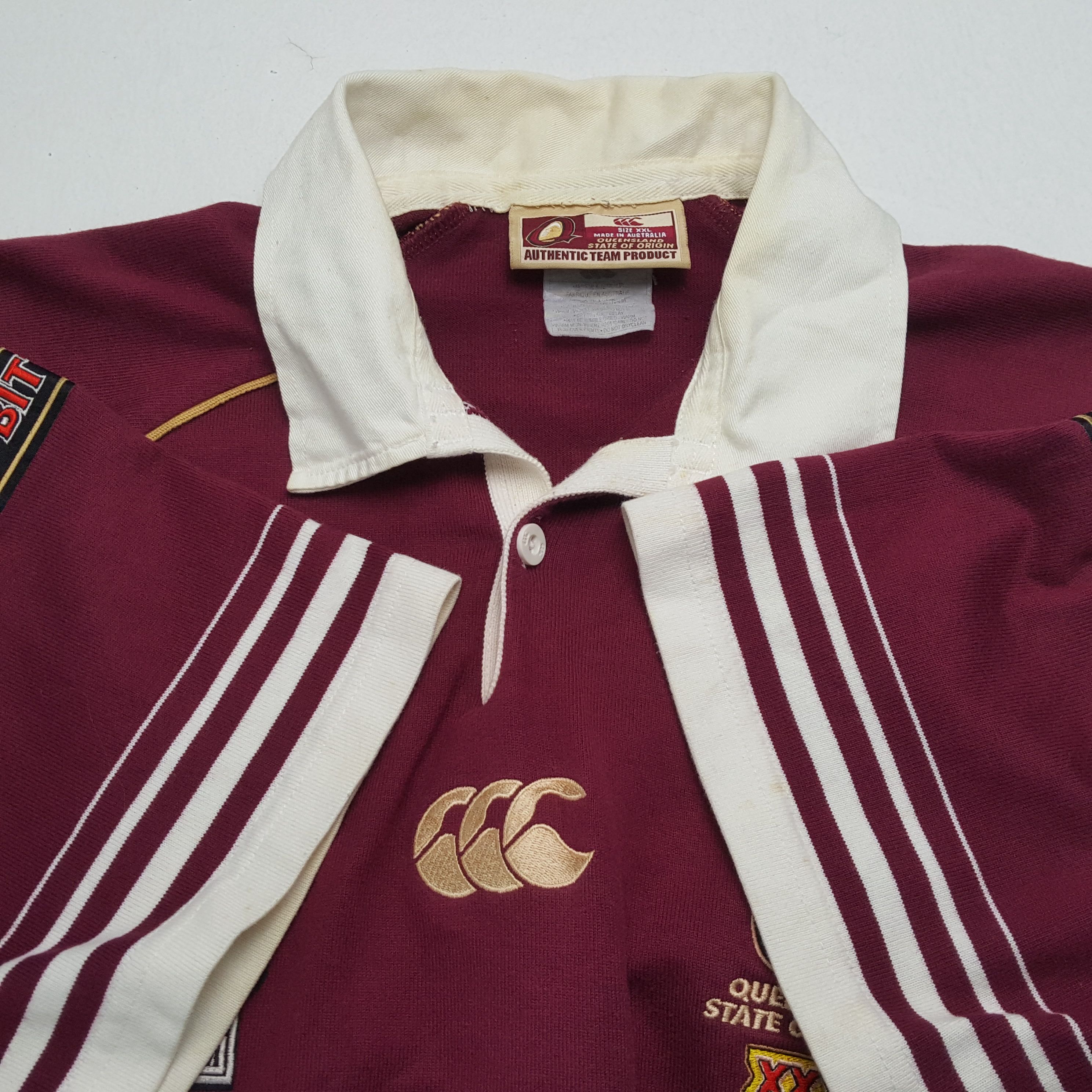 Vintage QUEENSLAND CANTERBURRY Rugby Club Polos