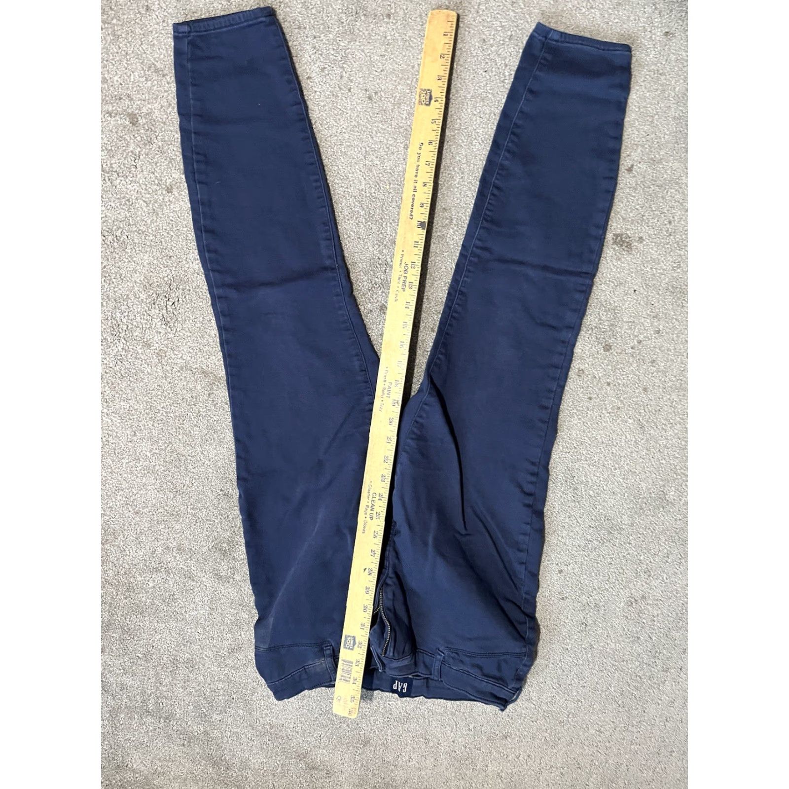 Gap Gap Pants Women's Size 10 Regular Stretch Skinny Navy Blue Womens Size 32" / US 10 / IT 46 - 6 Thumbnail