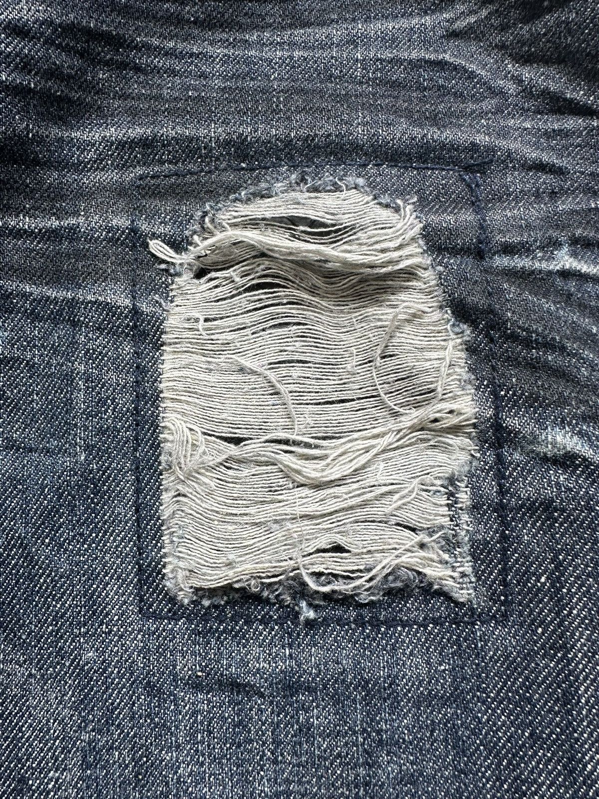 BERNINGS SHO 00's Berning Sho Black Label snake skin flared denim Size US 35 - 15 Thumbnail