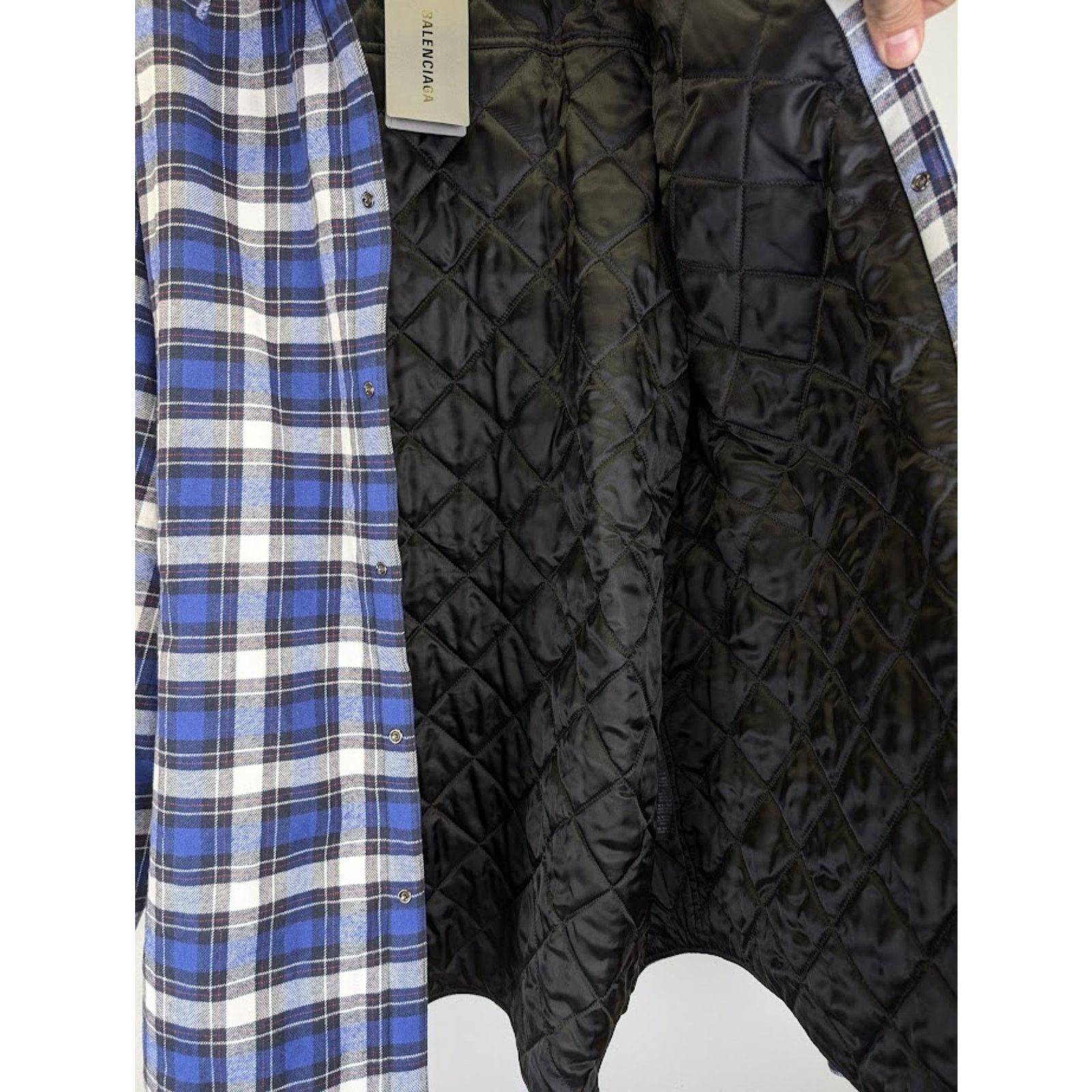 Balenciaga o1rshd1 Dress Shirt in Multicolor Size US S / EU 44-46 / 1 - 12 Thumbnail