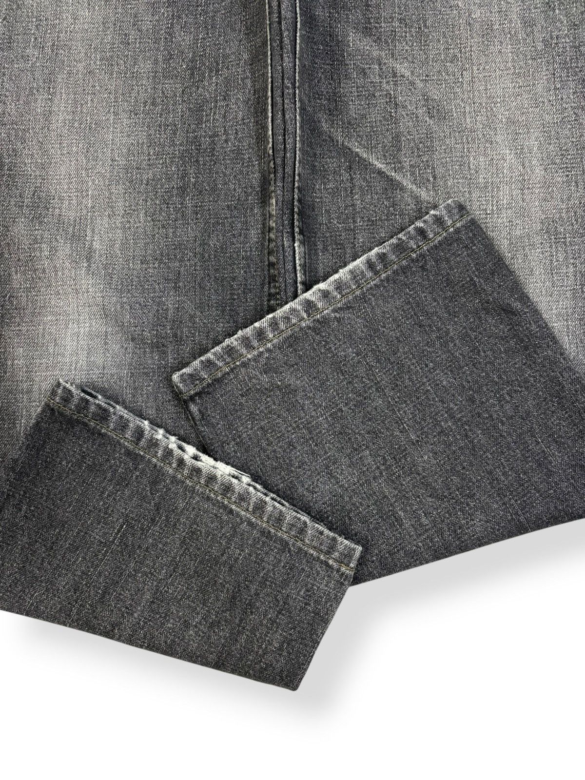 Levi's Vintage Y2K Levis 533 Charcoal Black Faded Wash Jeans Size US 30 / EU 46 - 10 Thumbnail
