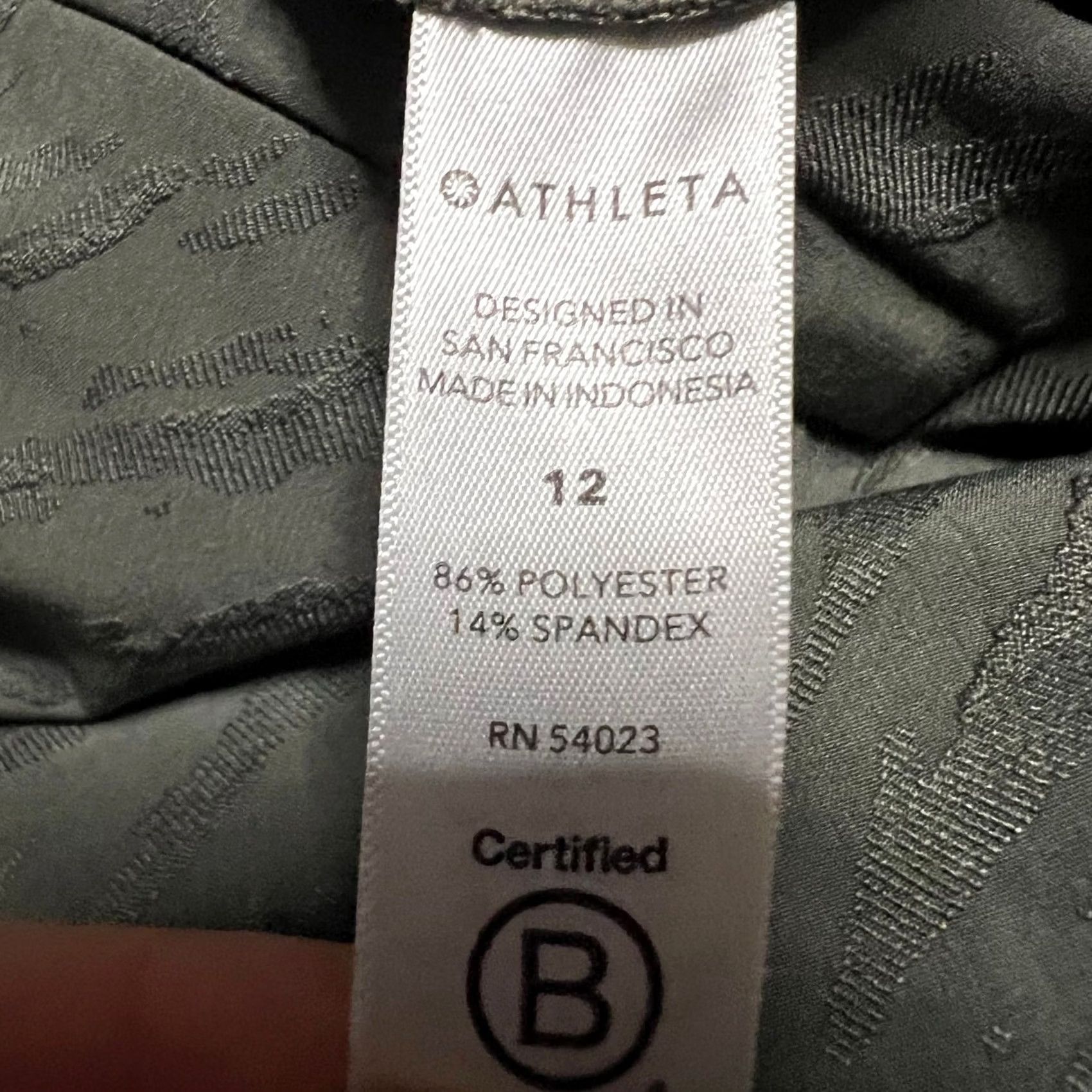 Athleta Athleta Pants Womens 12 Green Textured Brooklyn Jogger Performance Athletic) Size 34" / US 12 / IT 48 - 7 Thumbnail