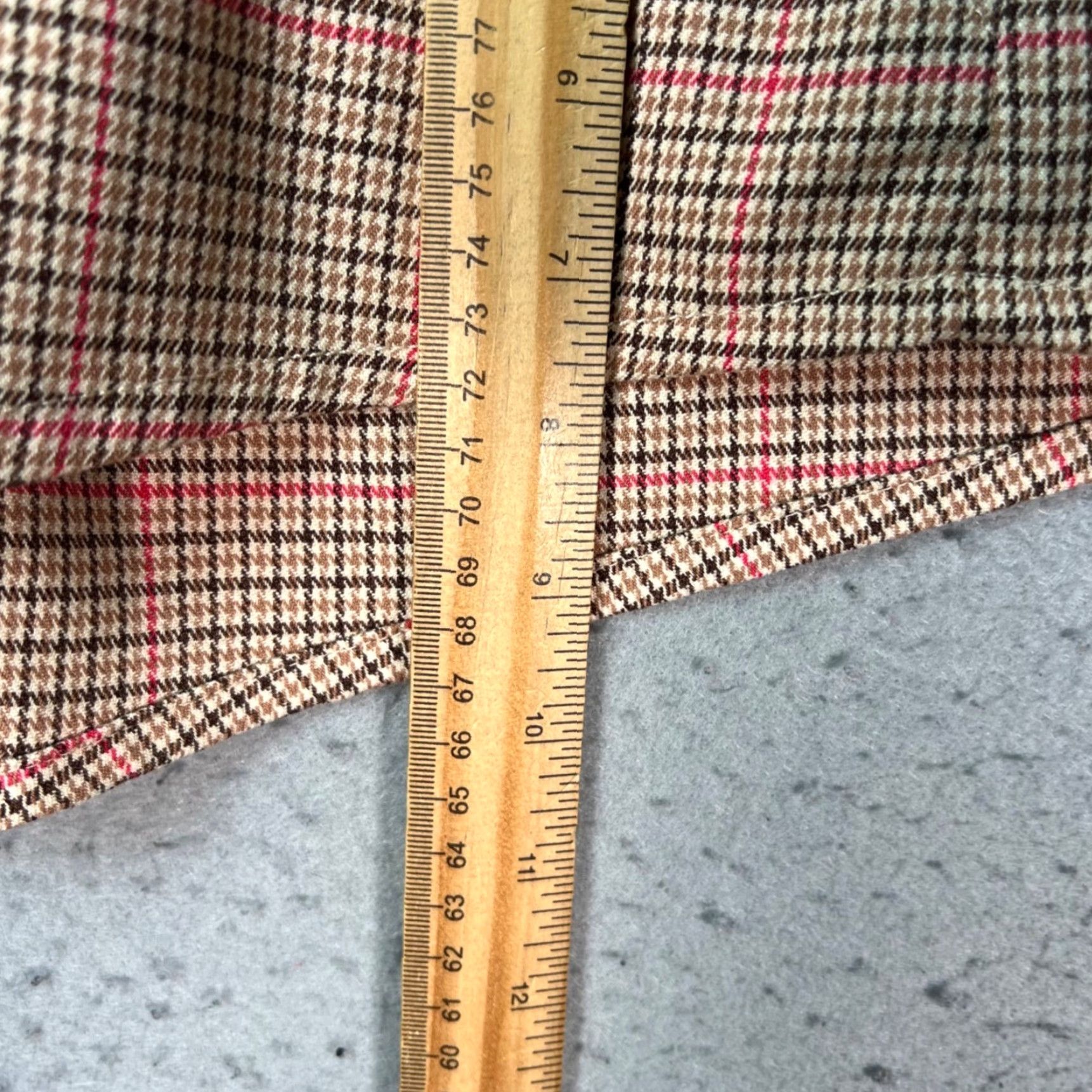 Vintage We The Free Womens Size 2 Plaid Brown & Red Hot Pants Shorts Shirt Hoodie Hat etc Size 26" / US 2 / IT 38 - 6 Thumbnail