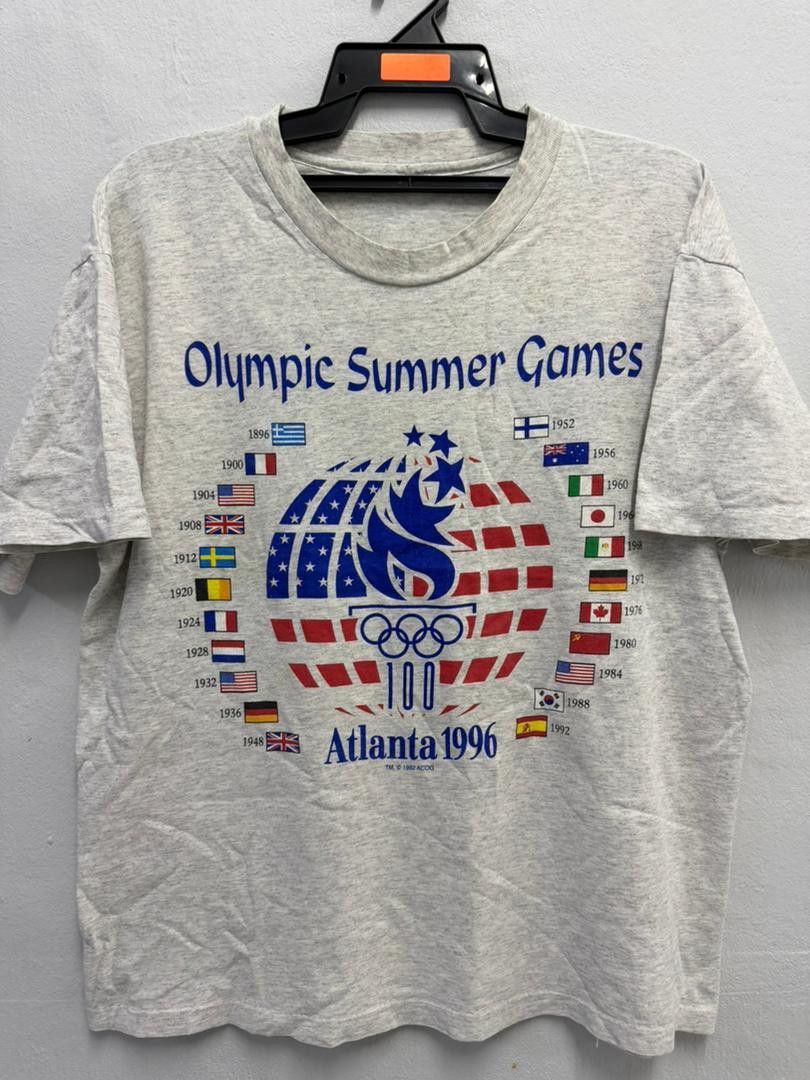 USA Olympics Vintage 1996 Atlanta Olympic Summer Games Tee Size US XL / EU 56 / 4 - 1 Thumbnail